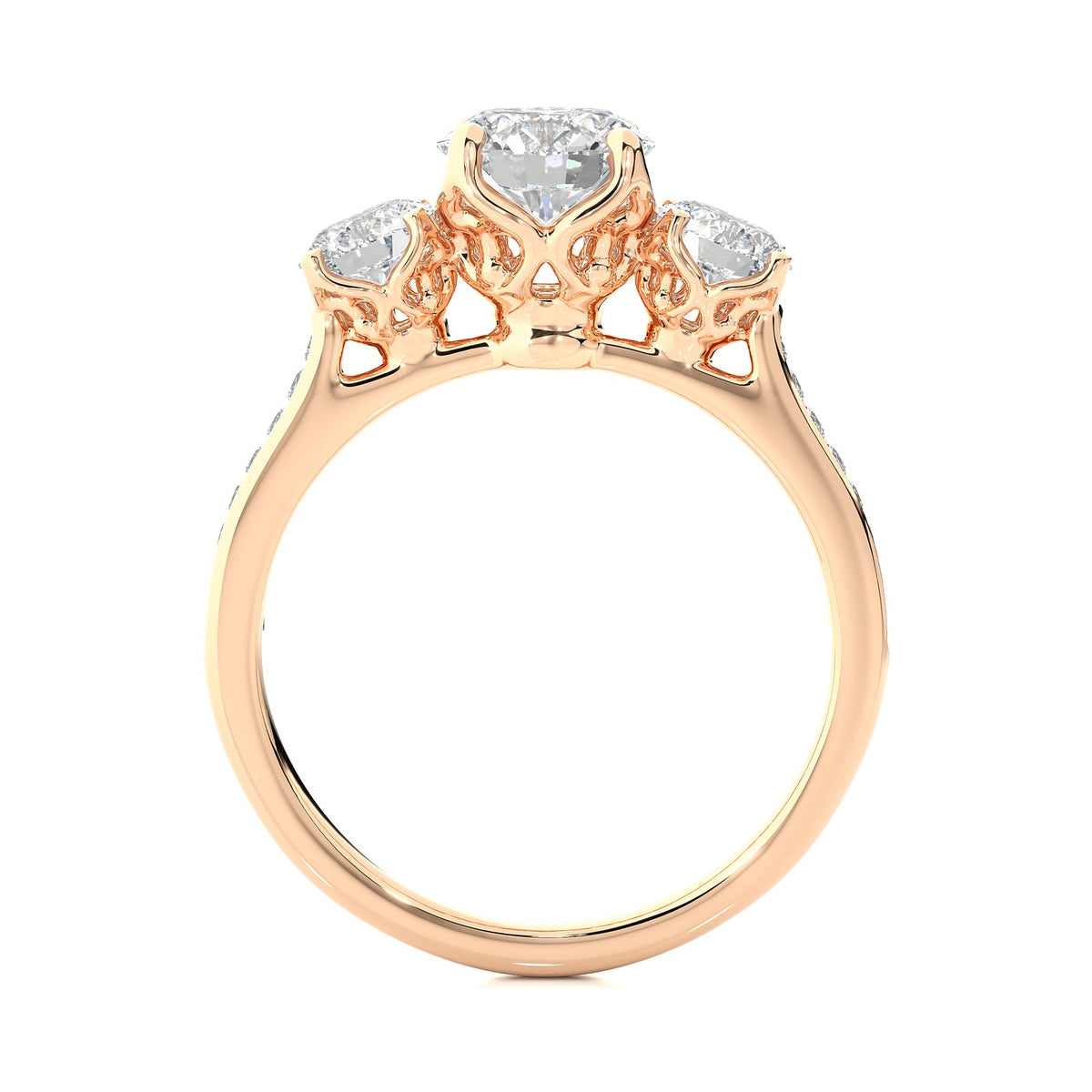 Solitaire Ring R3_RD_115 - RG