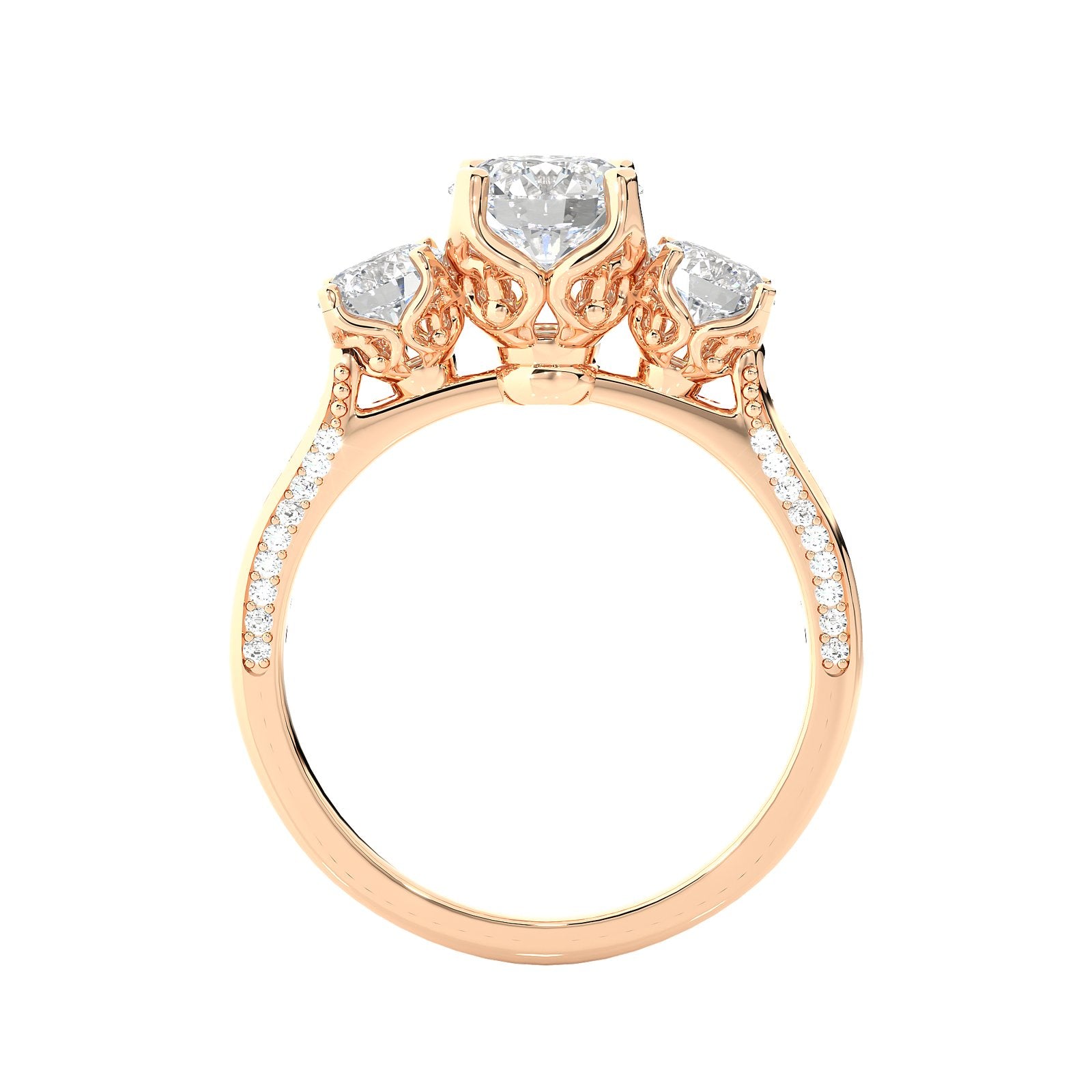 Solitaire Ring R3_RD_114 - RG