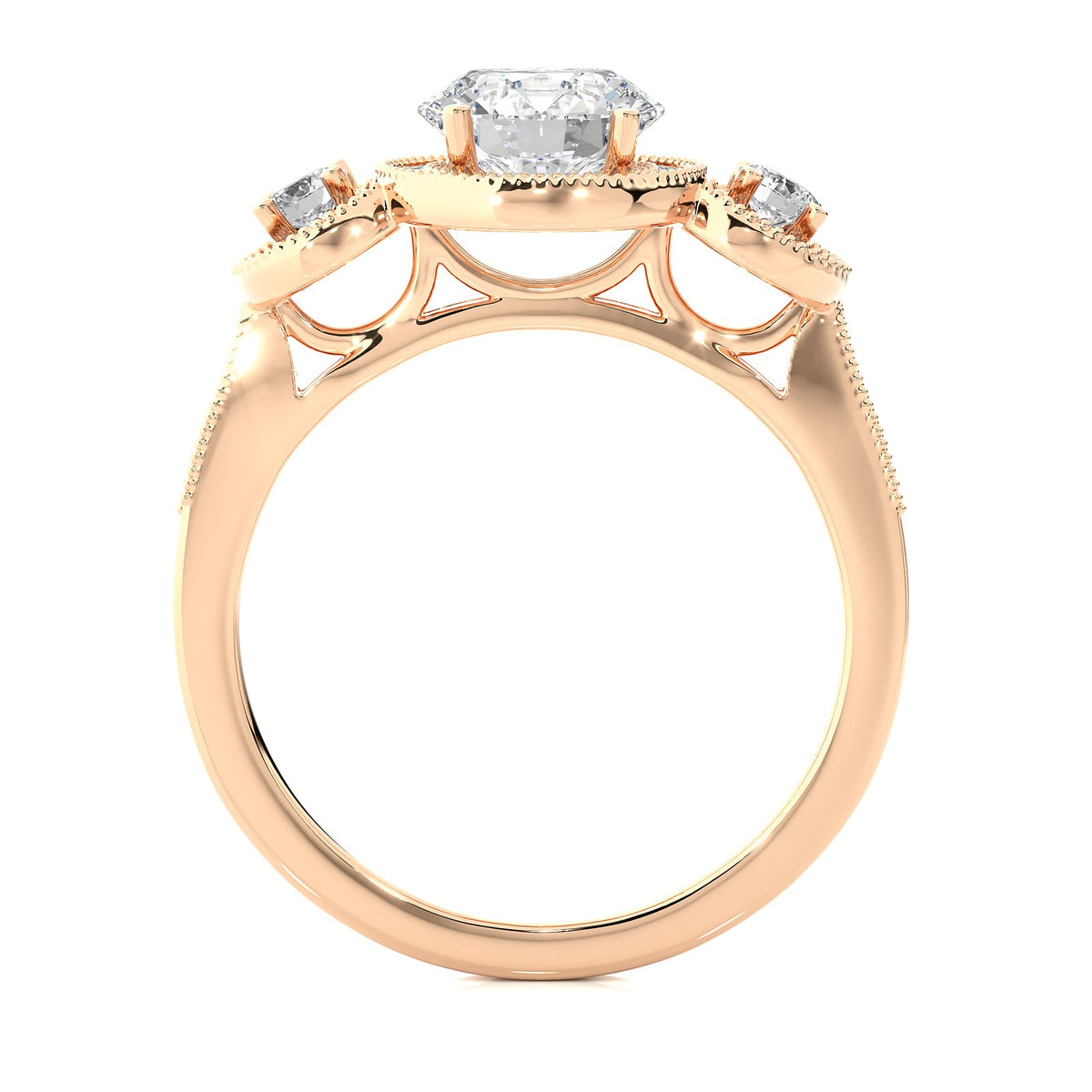 Solitaire Ring R3_RD_108 - RG