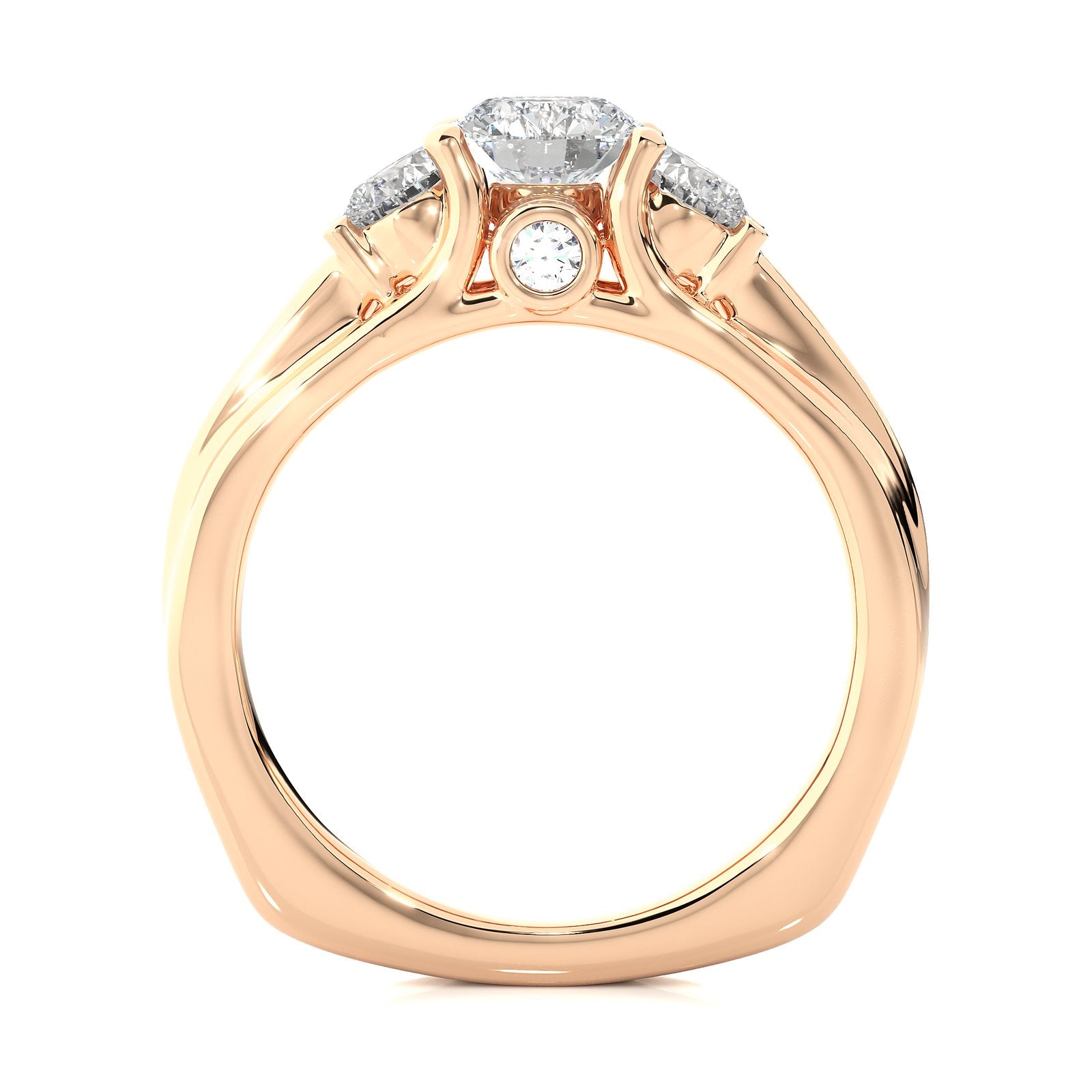 Solitaire Ring R3_RD_144 - RG