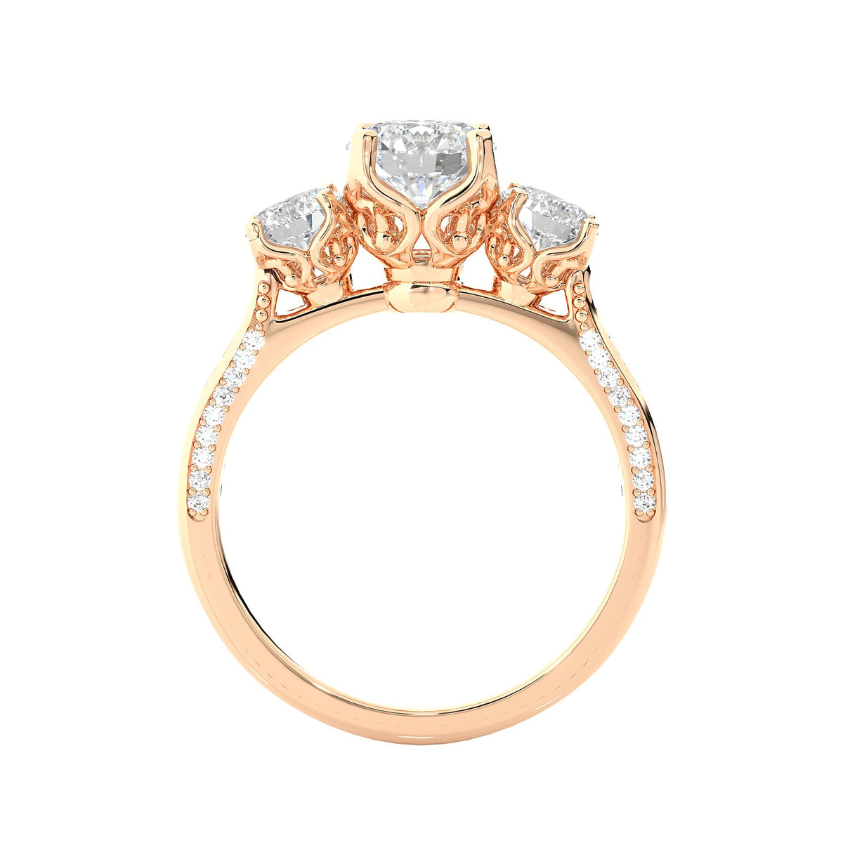 Solitaire Ring R3_RD_114 - RG