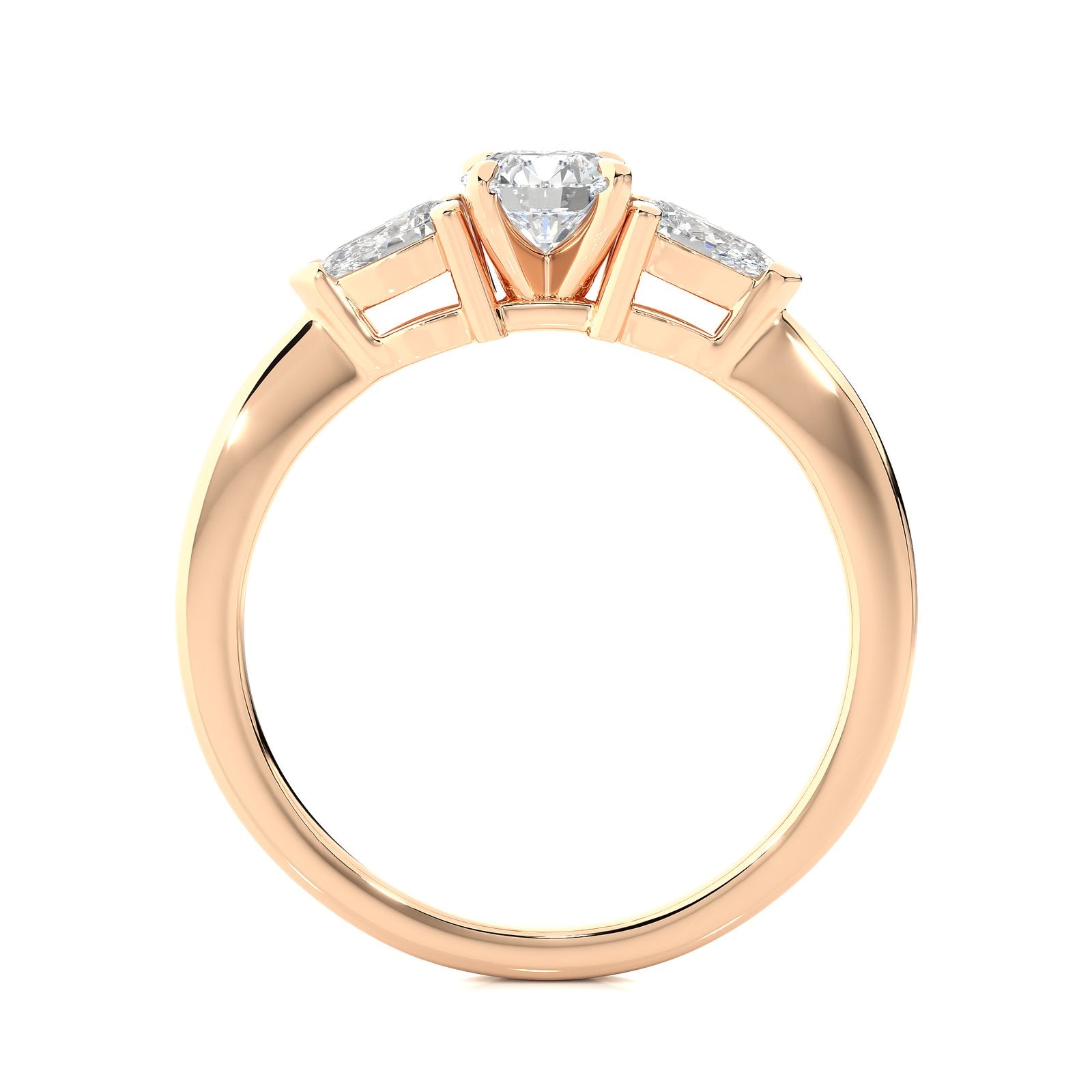 Solitaire Ring R3_RD_100 - RG