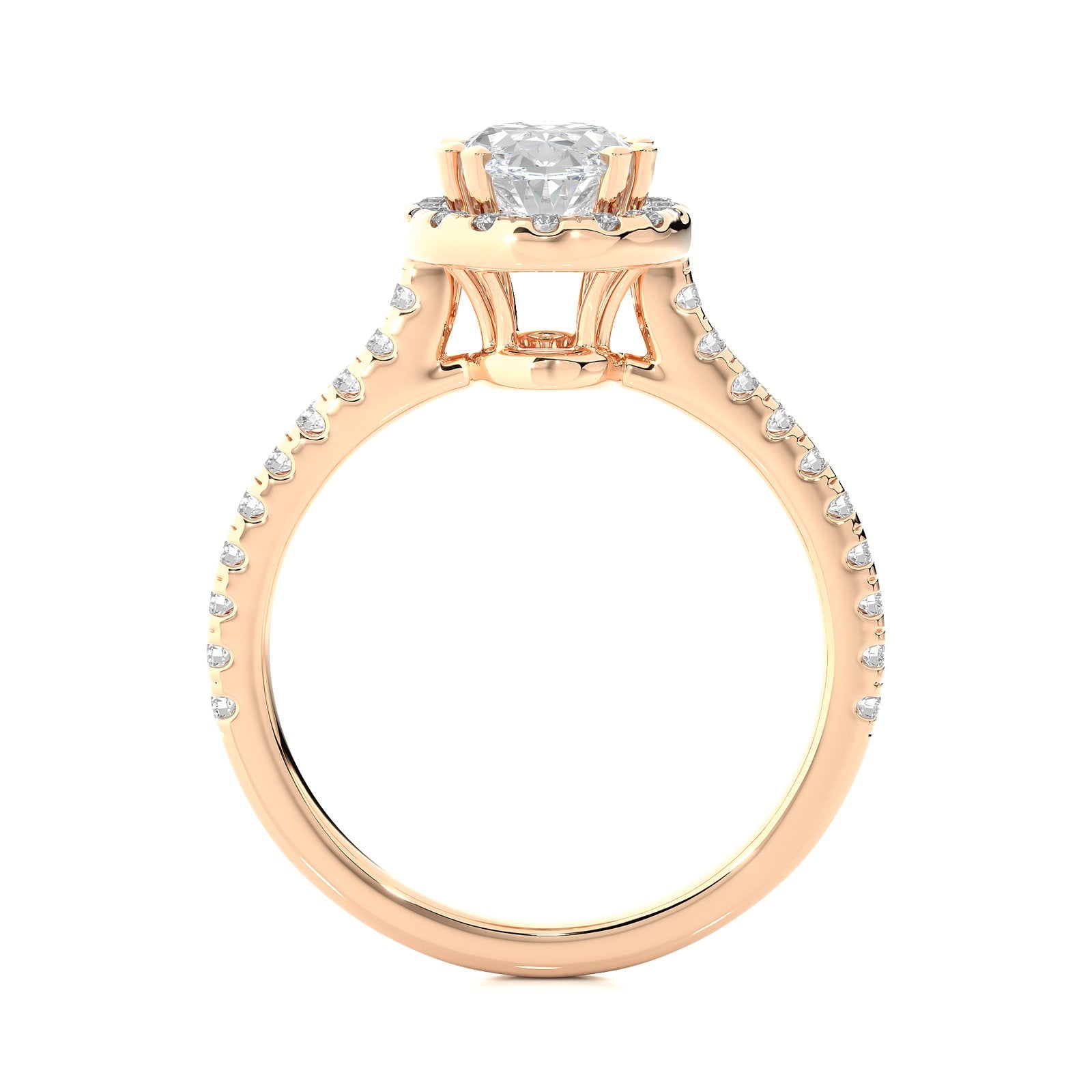 Solitaire Ring RH_OV_132 - RG