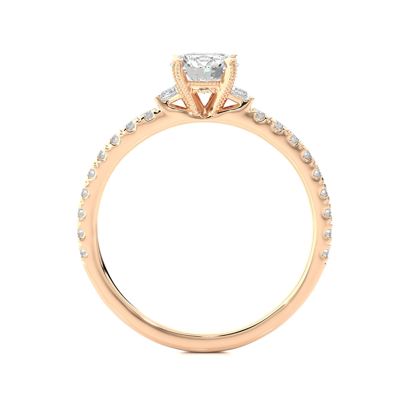 Solitaire Ring R3_RD_153 - RG