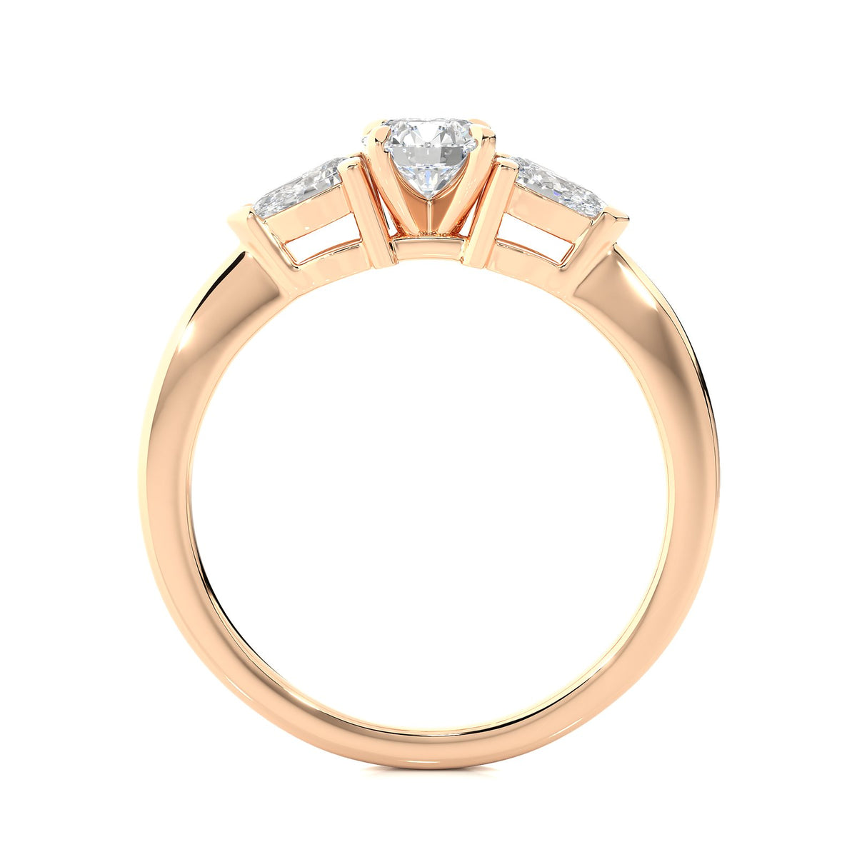 Solitaire Ring R3_RD_100 - RG
