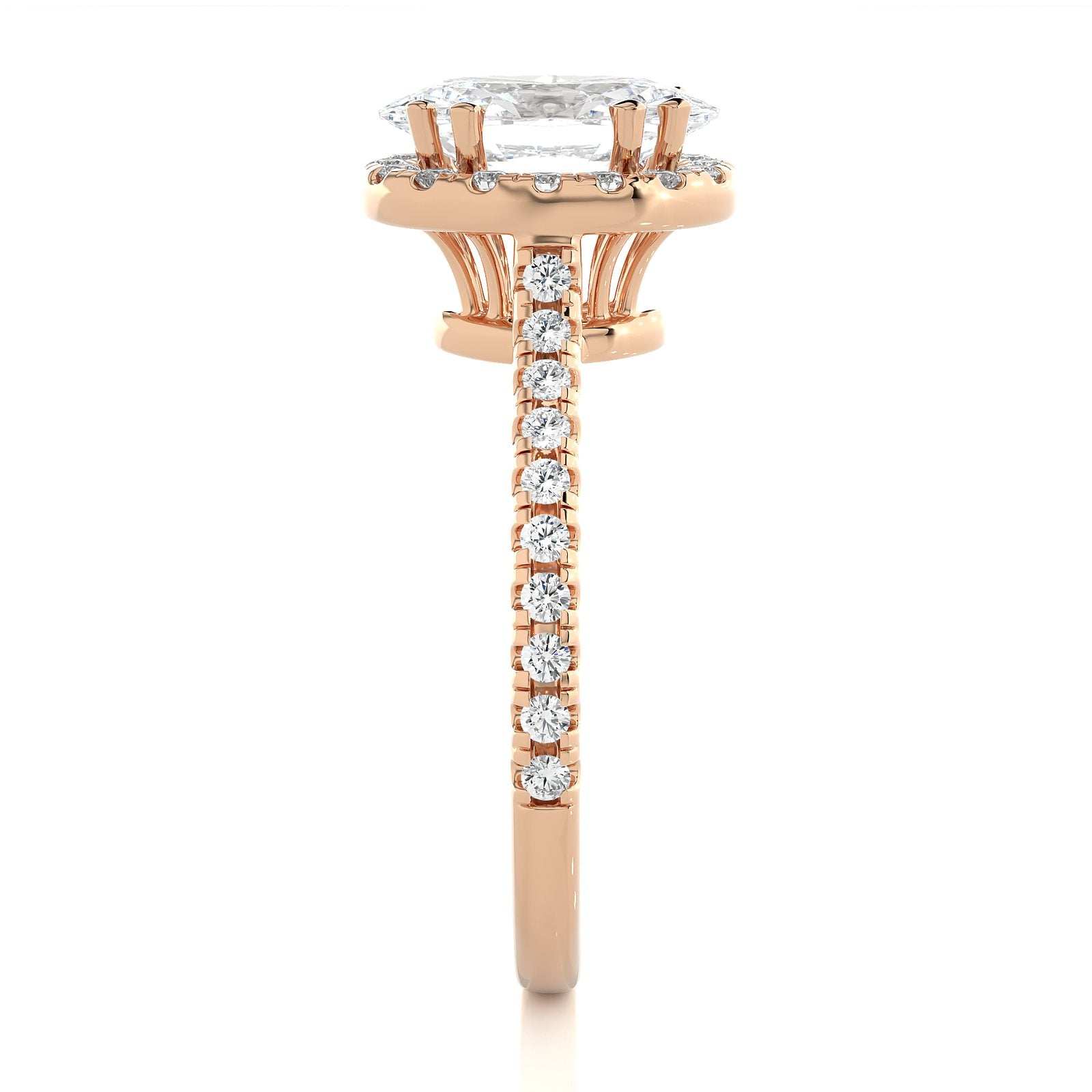 Solitaire Ring RH_OV_132 - RG