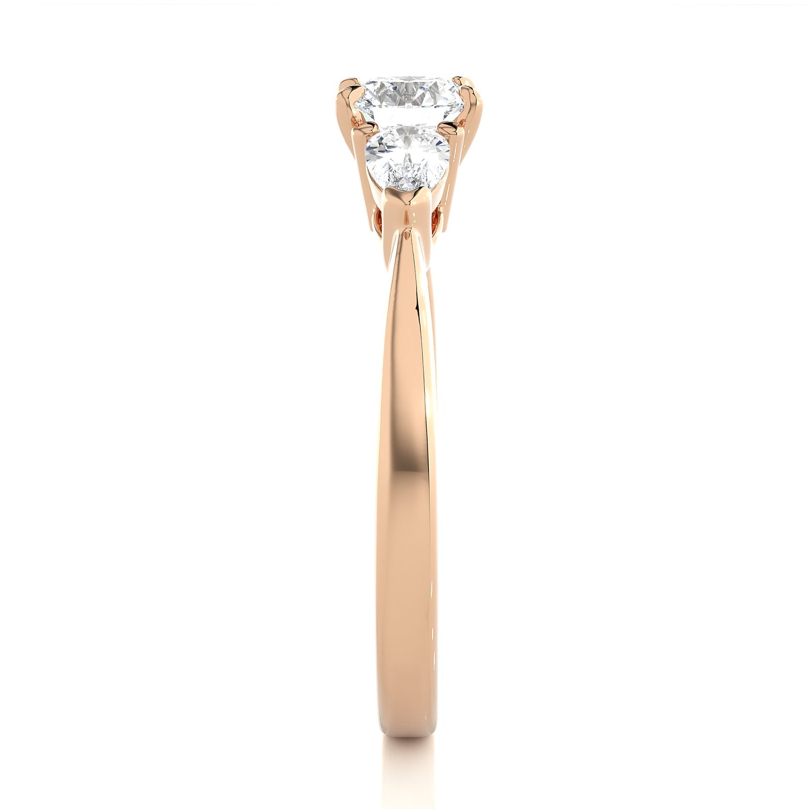 Solitaire Ring R3_RD_100 - RG