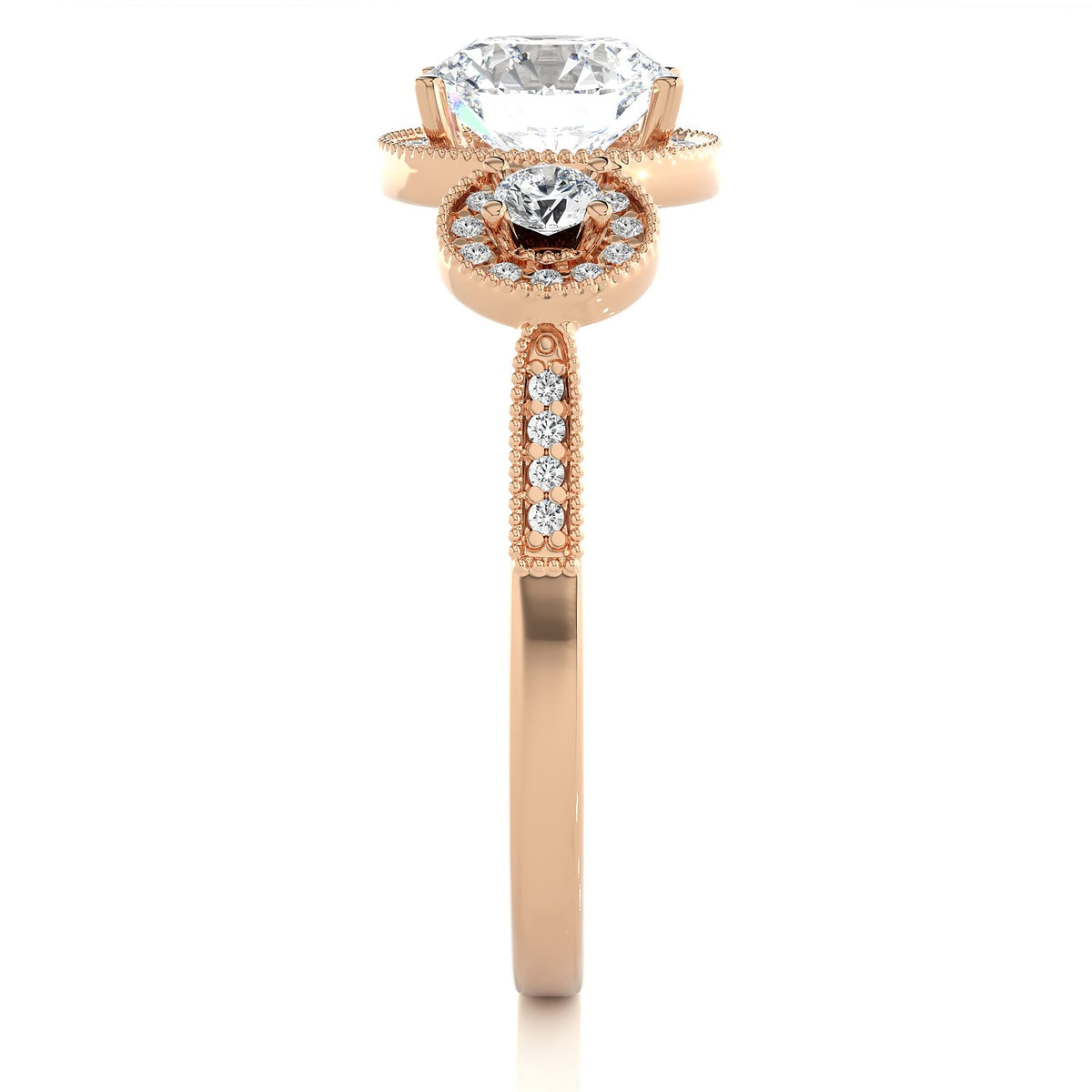 Solitaire Ring R3_RD_108 - RG