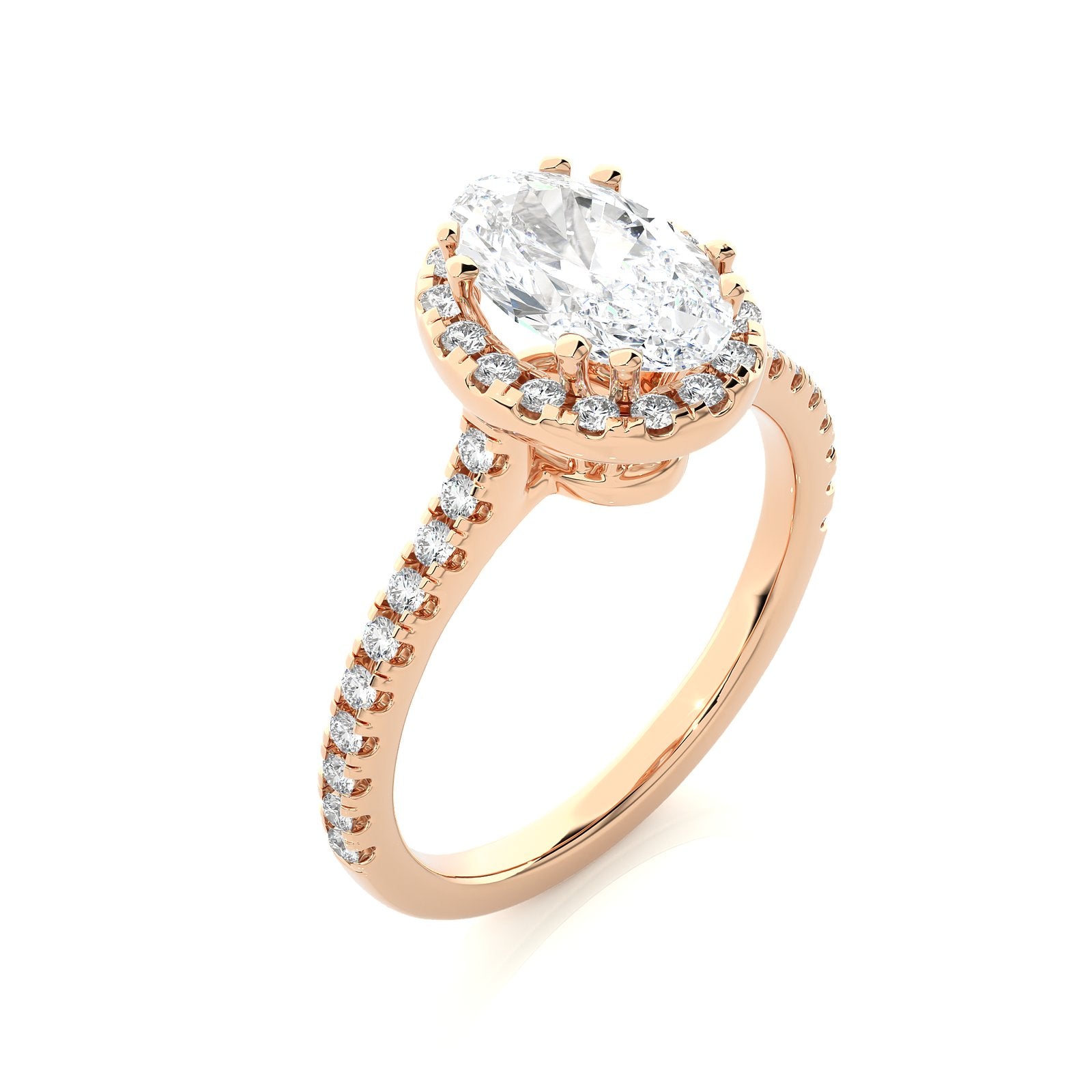 Solitaire Ring RH_OV_132 - RG