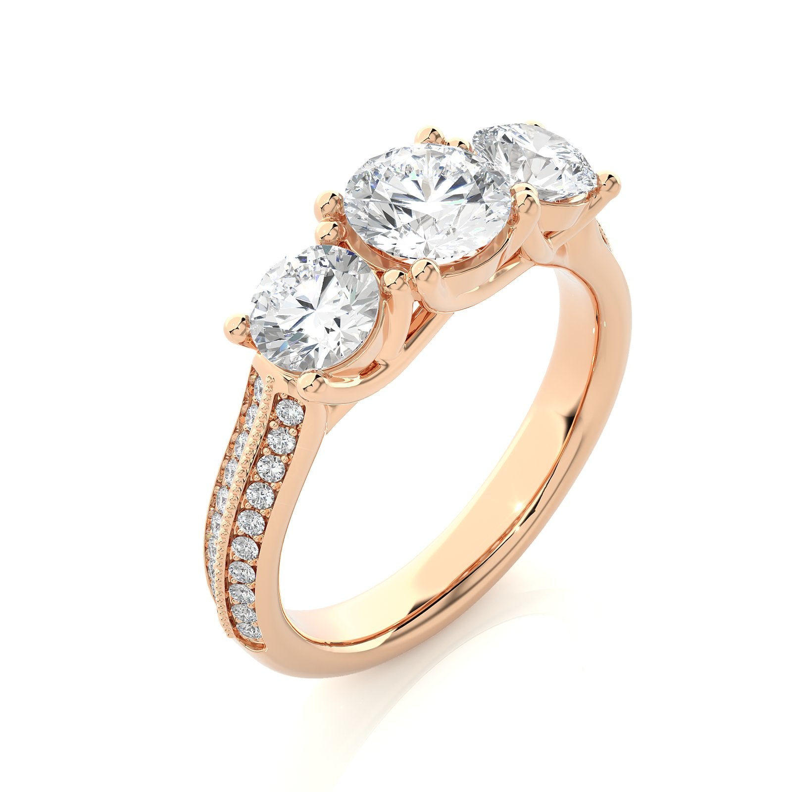 Solitaire Ring R3_RD_137 - RG