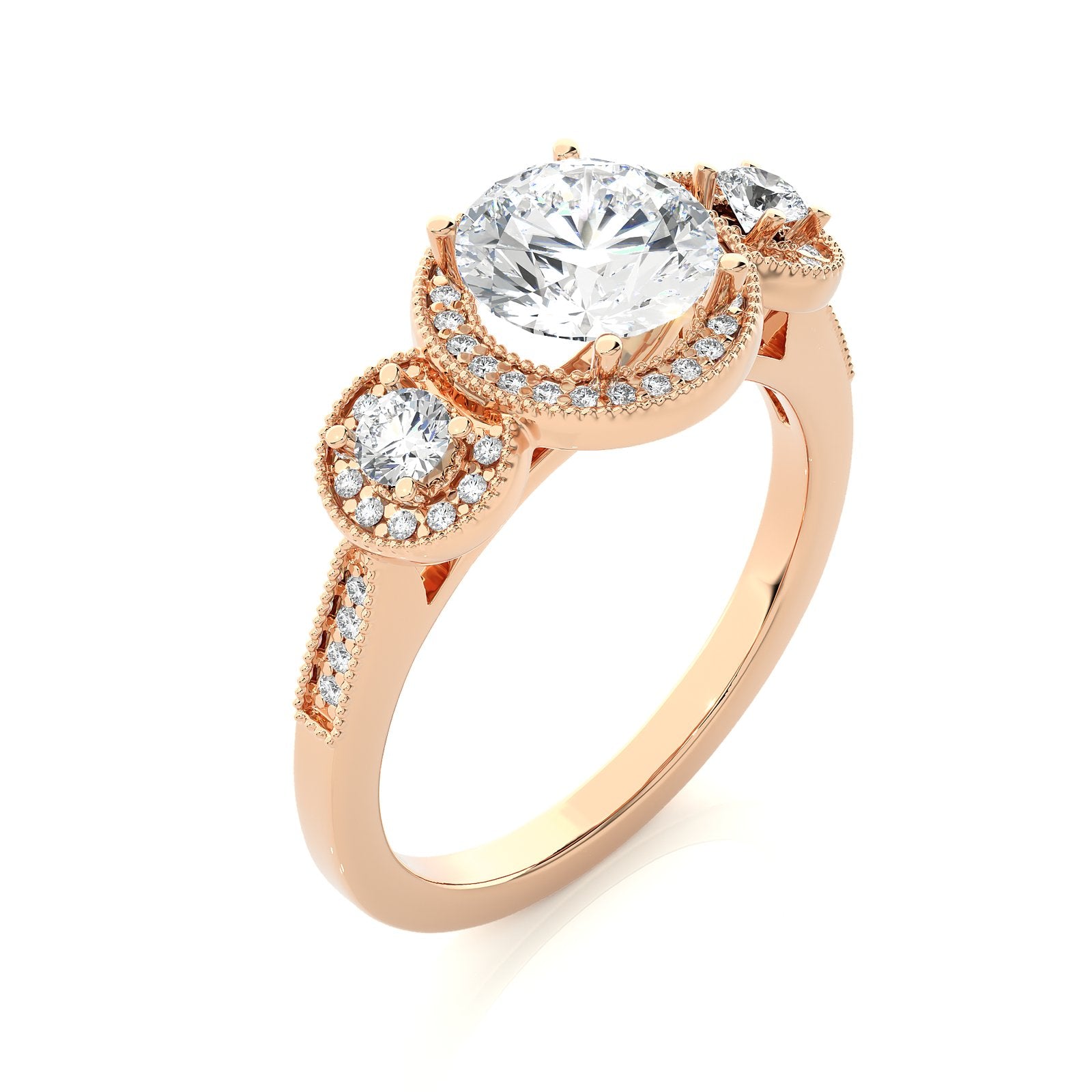 Solitaire Ring R3_RD_108 - RG
