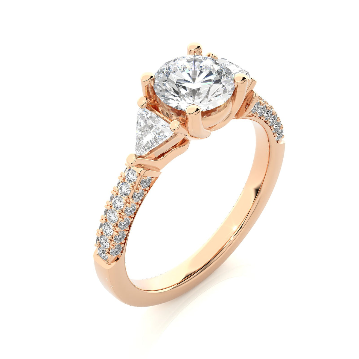 Solitaire Ring R3_RD_101 - RG