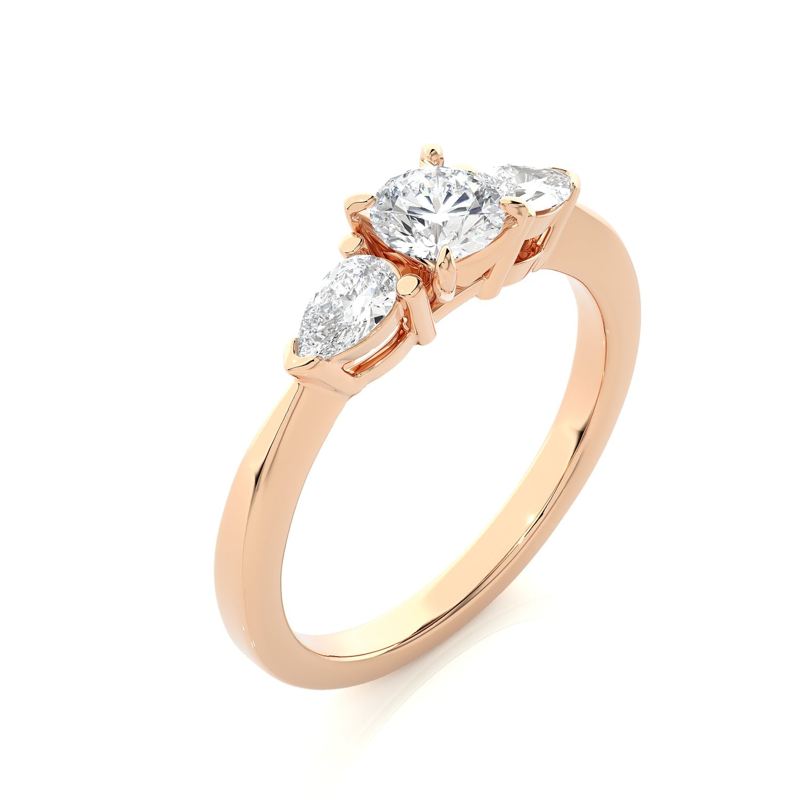 Solitaire Ring R3_RD_100 - RG