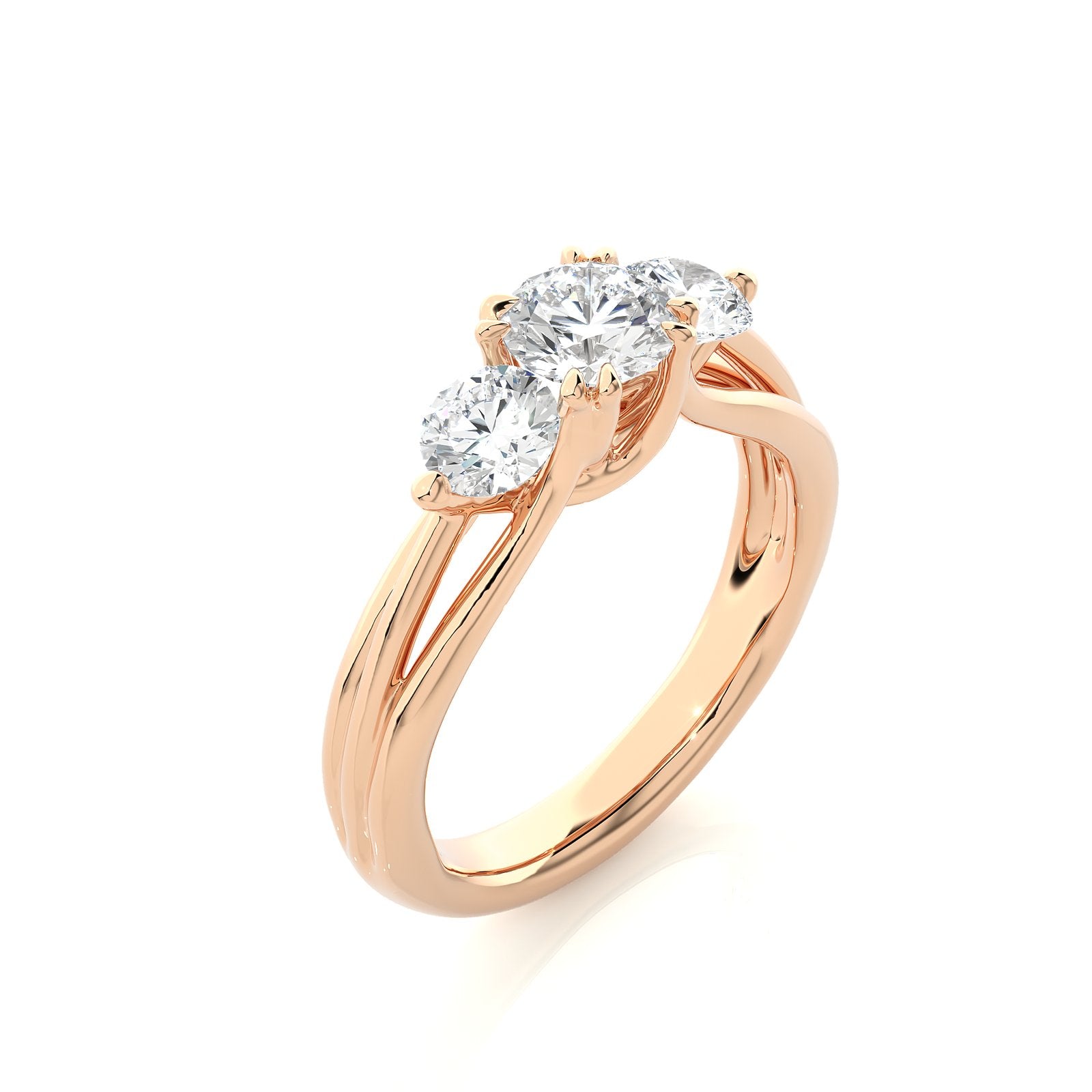 Solitaire Ring R3_RD_147 - RG
