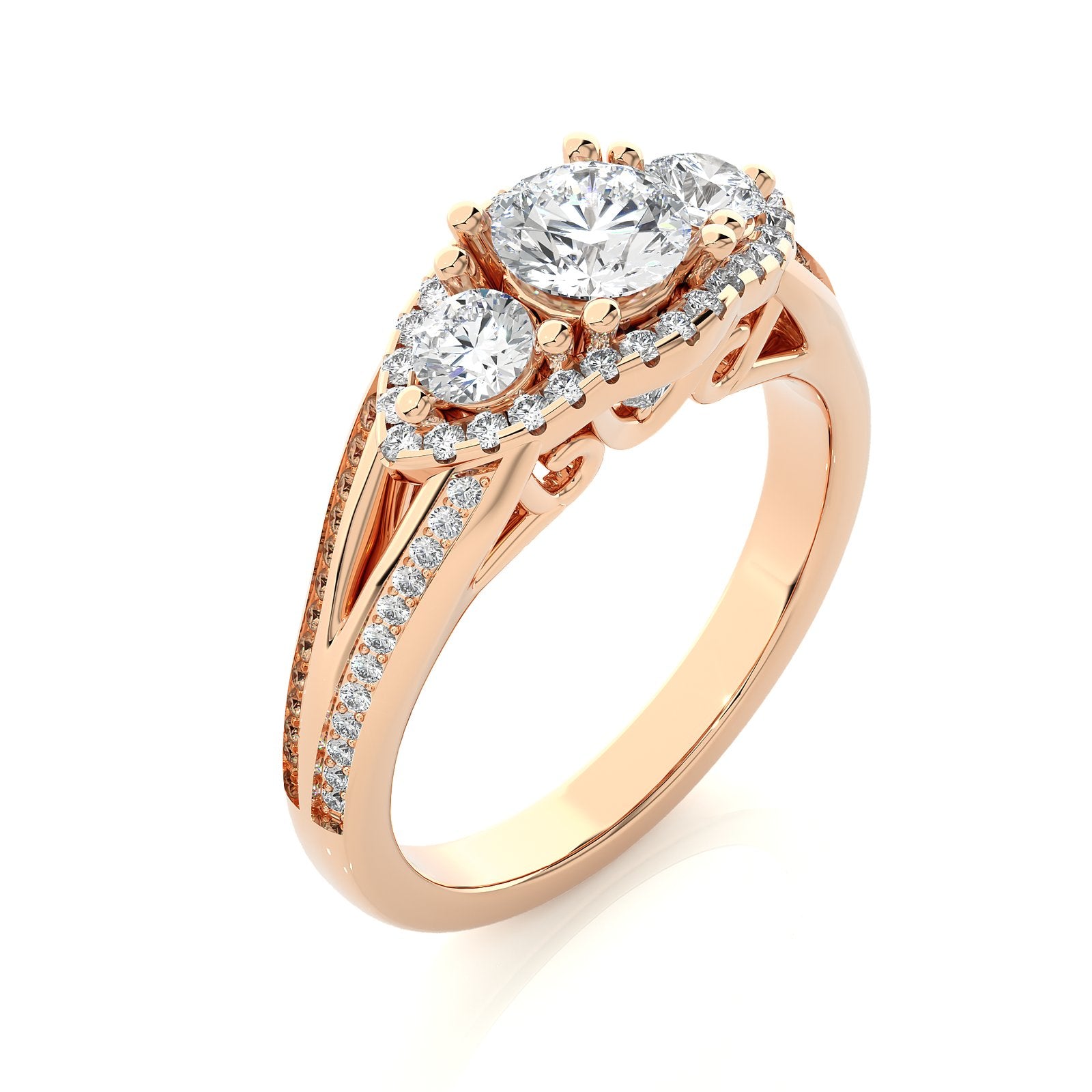 Solitaire Ring R3_RD_173 - RG