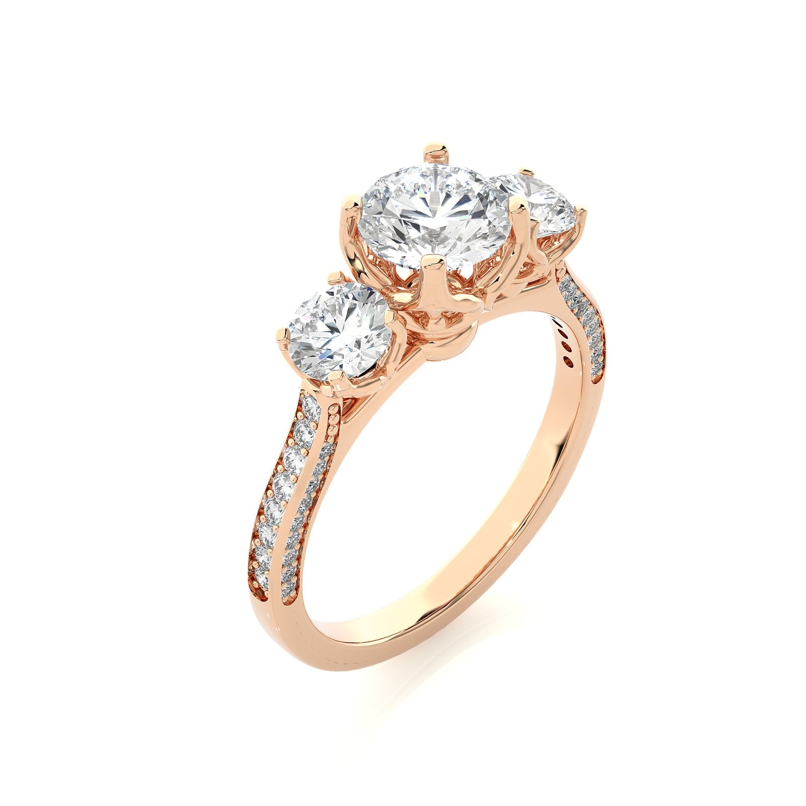 Solitaire Ring R3_RD_114 - RG