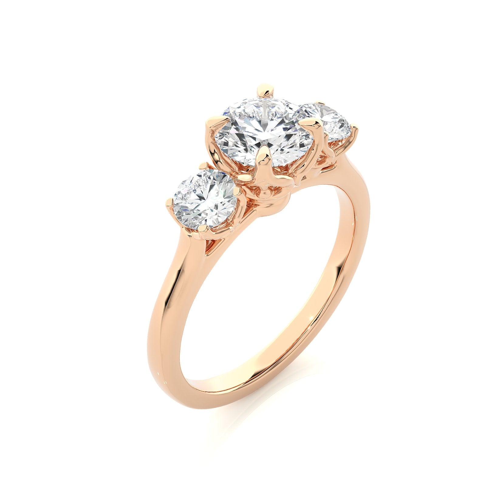 Solitaire Ring R3_RD_112 - RG