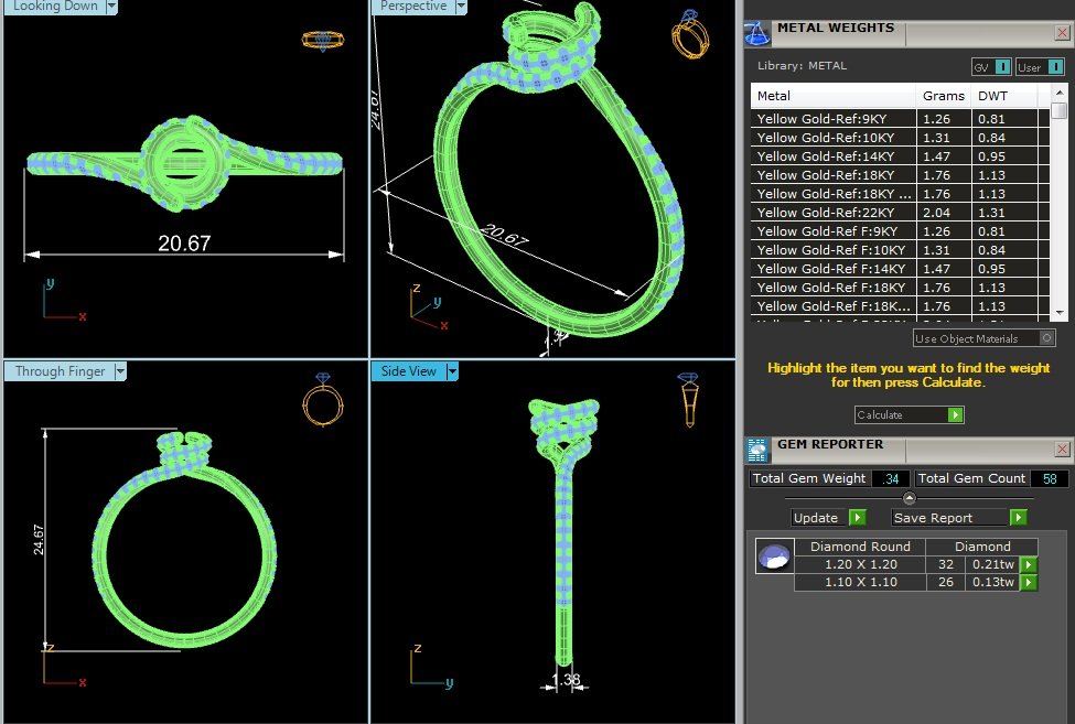 Solitaire Ring RP_RD_179 - view