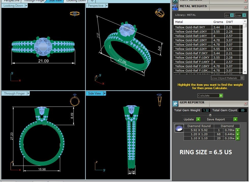 Solitaire Ring RP_RD_180 - view