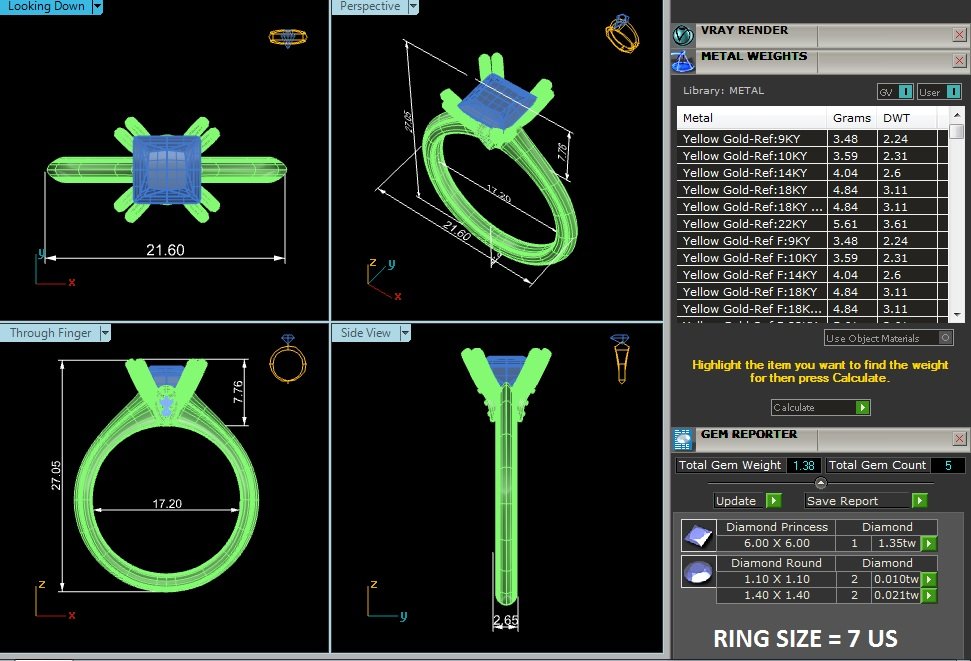 Solitaire Ring RS_PR_120 - view