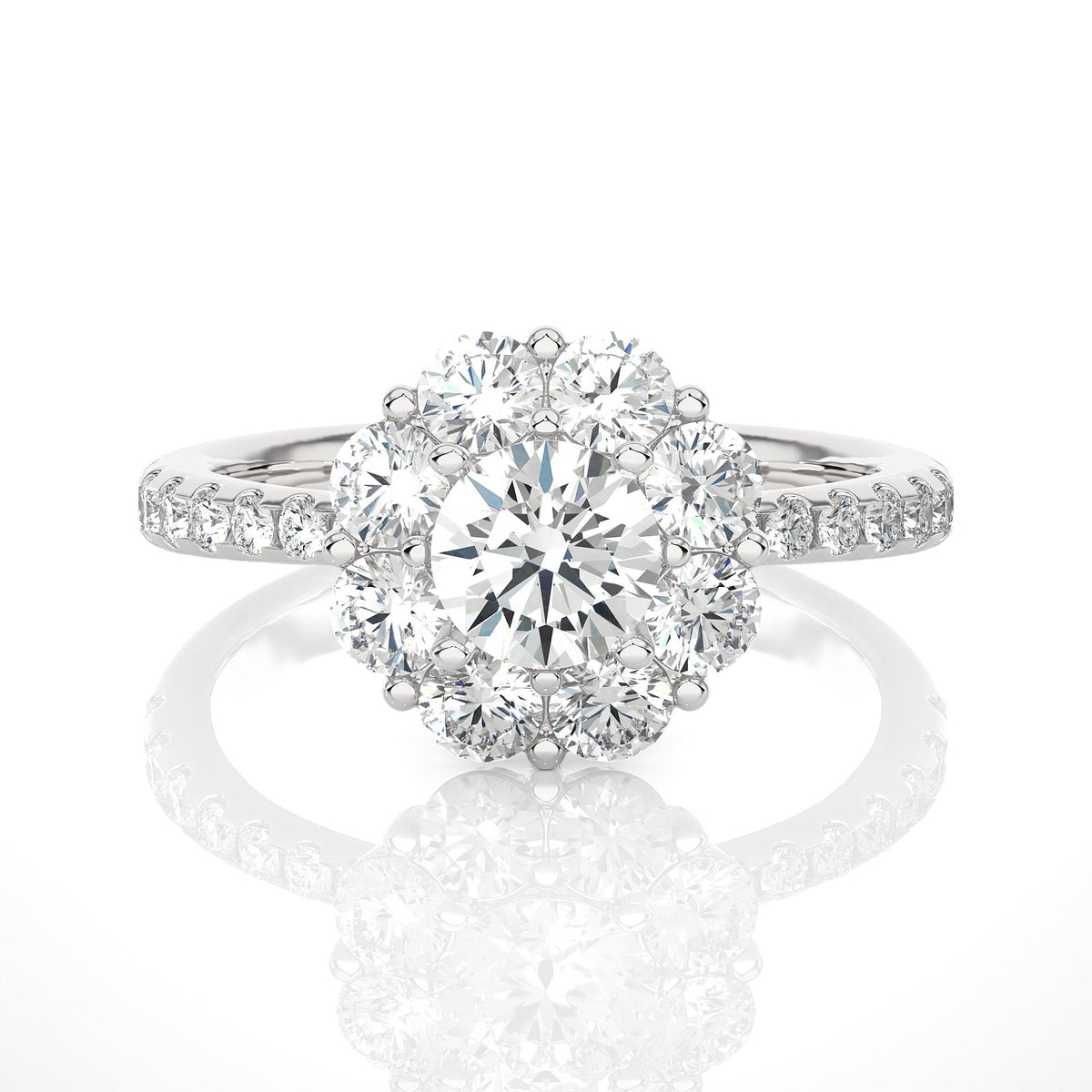 Solitaire Ring RH_RD_228 - WG