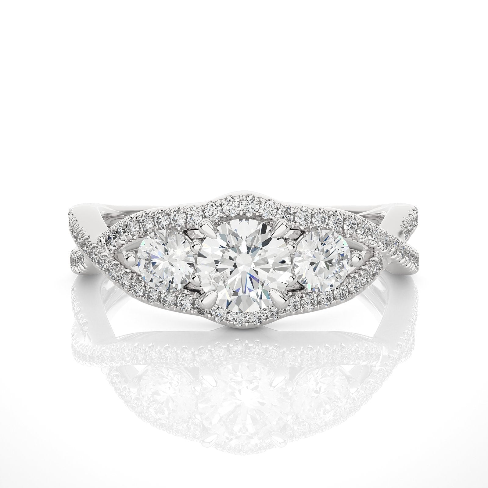 Solitaire Ring R3_RD_169 - WG