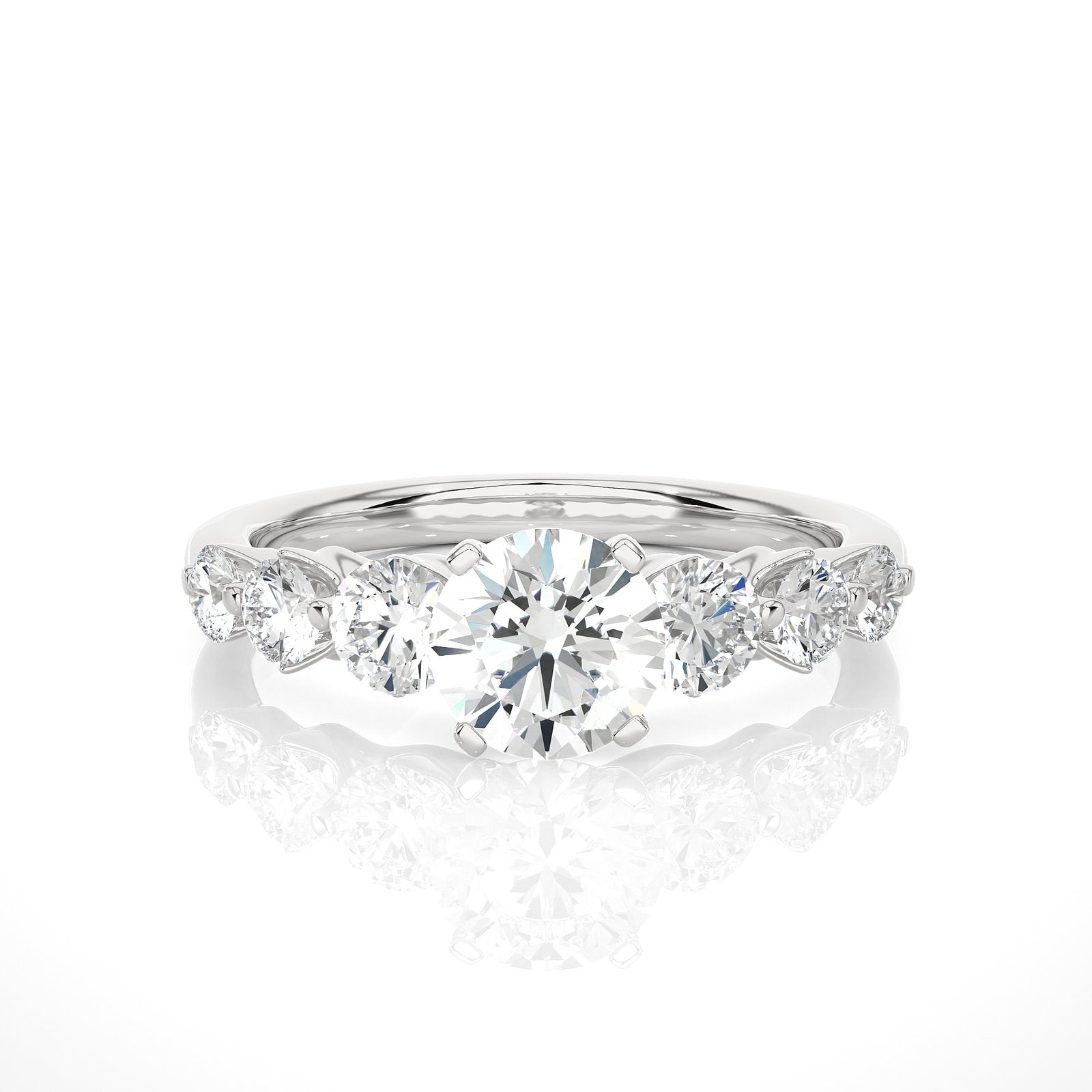 Solitaire Ring RC_RD_106 - WG