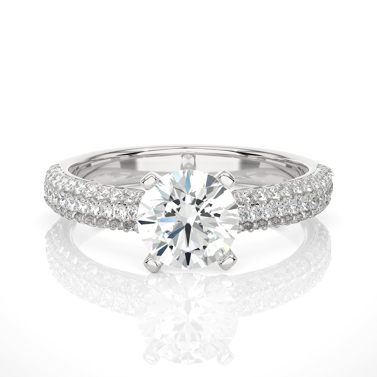 Solitaire Ring RP_RD_101 - WG