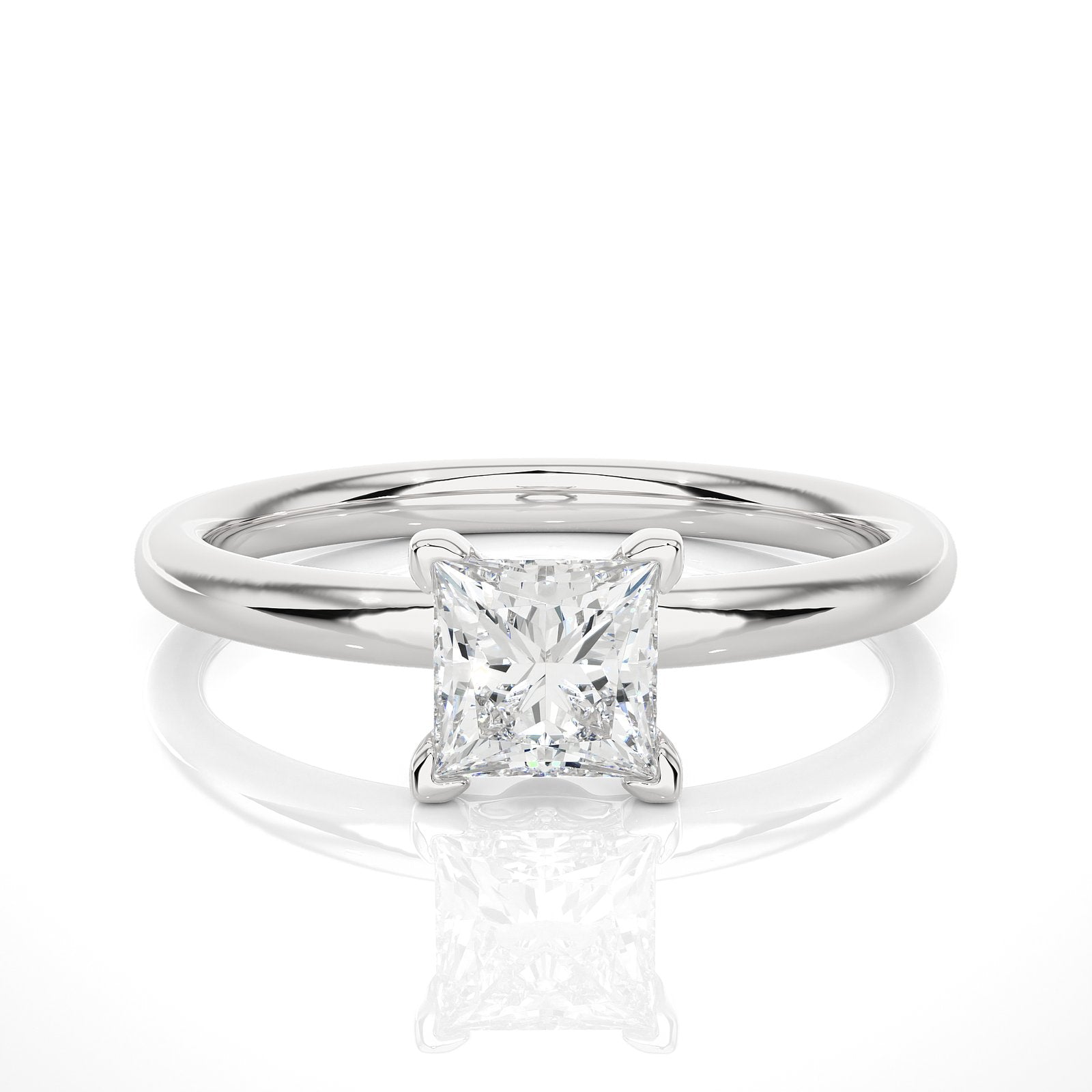Solitaire Ring RS_PR_181 - WG