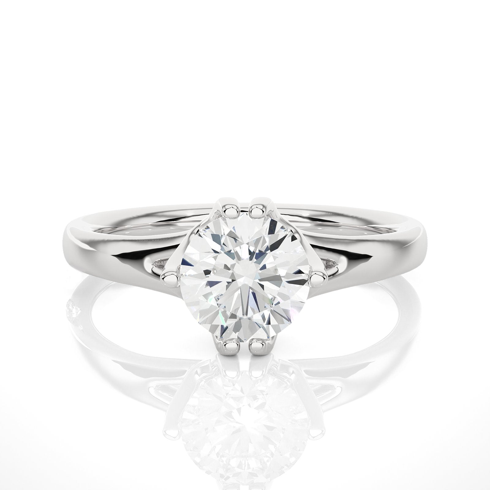Solitaire Ring RS_RD_147 - WG