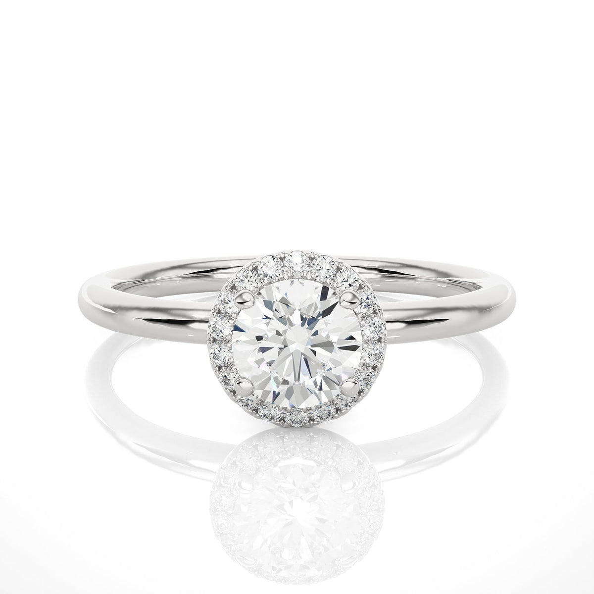 Solitaire Ring RH_RD_216 - WG