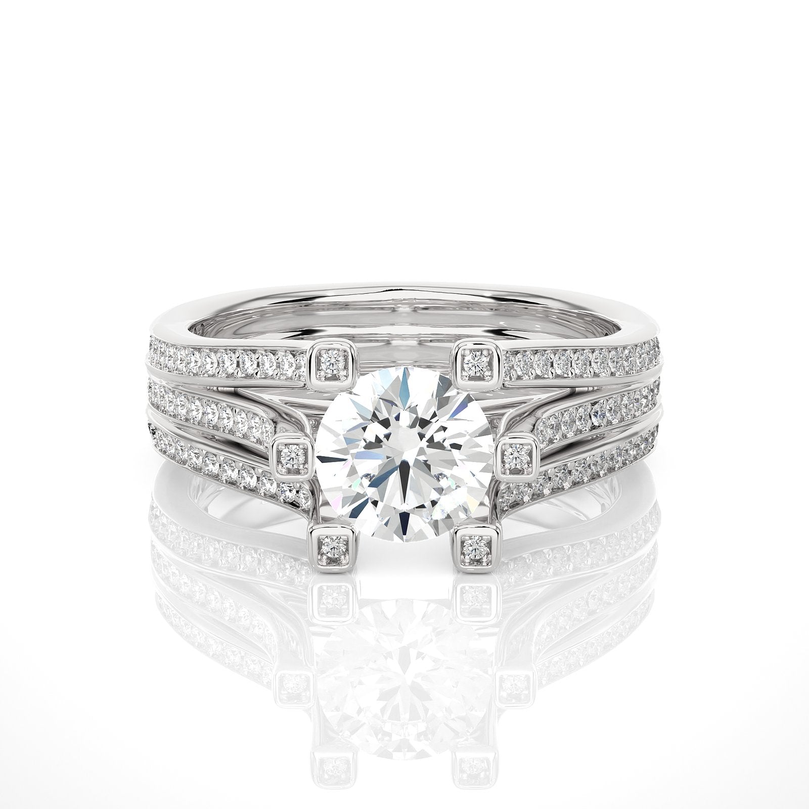 Solitaire Ring RP_RD_104 - WG