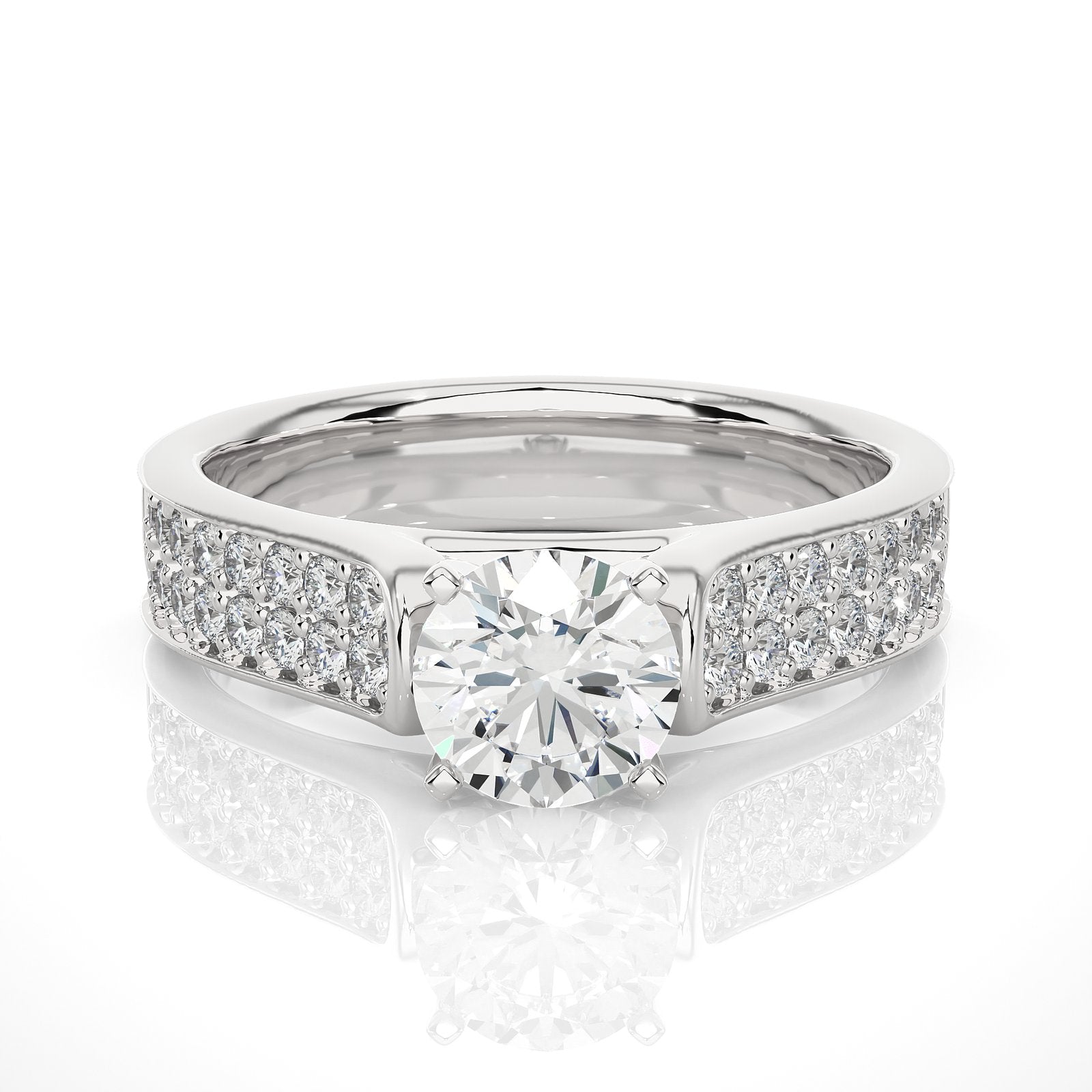 Solitaire Ring RP_RD_110 - WG