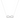 Infinity diamond pendant necklace in white gold with lab-grown diamonds – front view