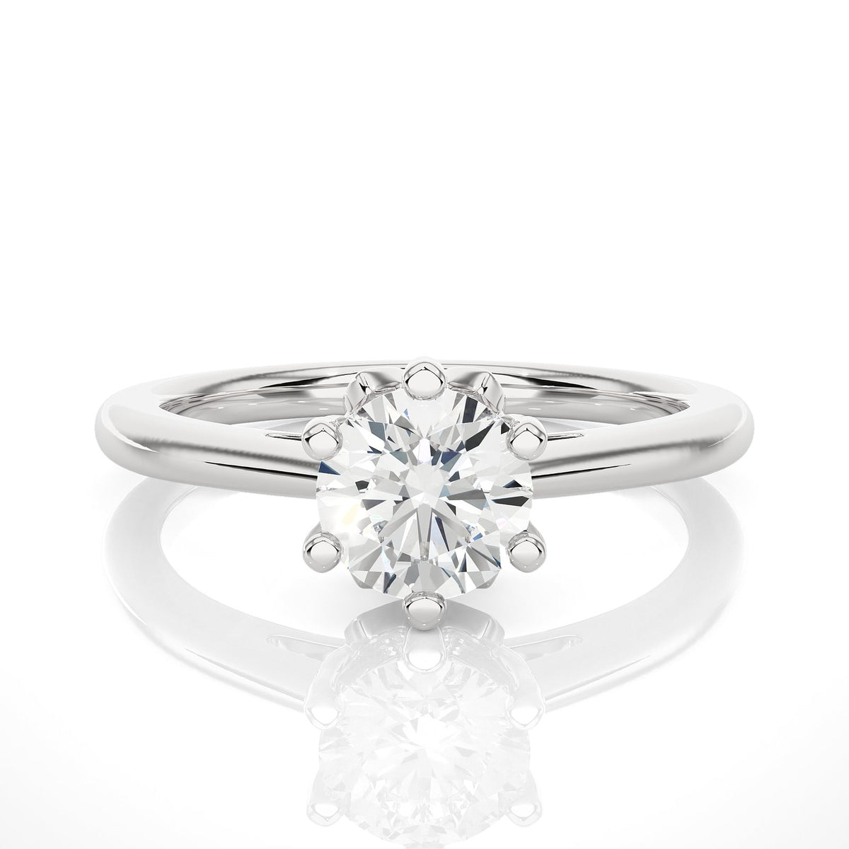 Solitaire Ring RS_RD_114 - WG