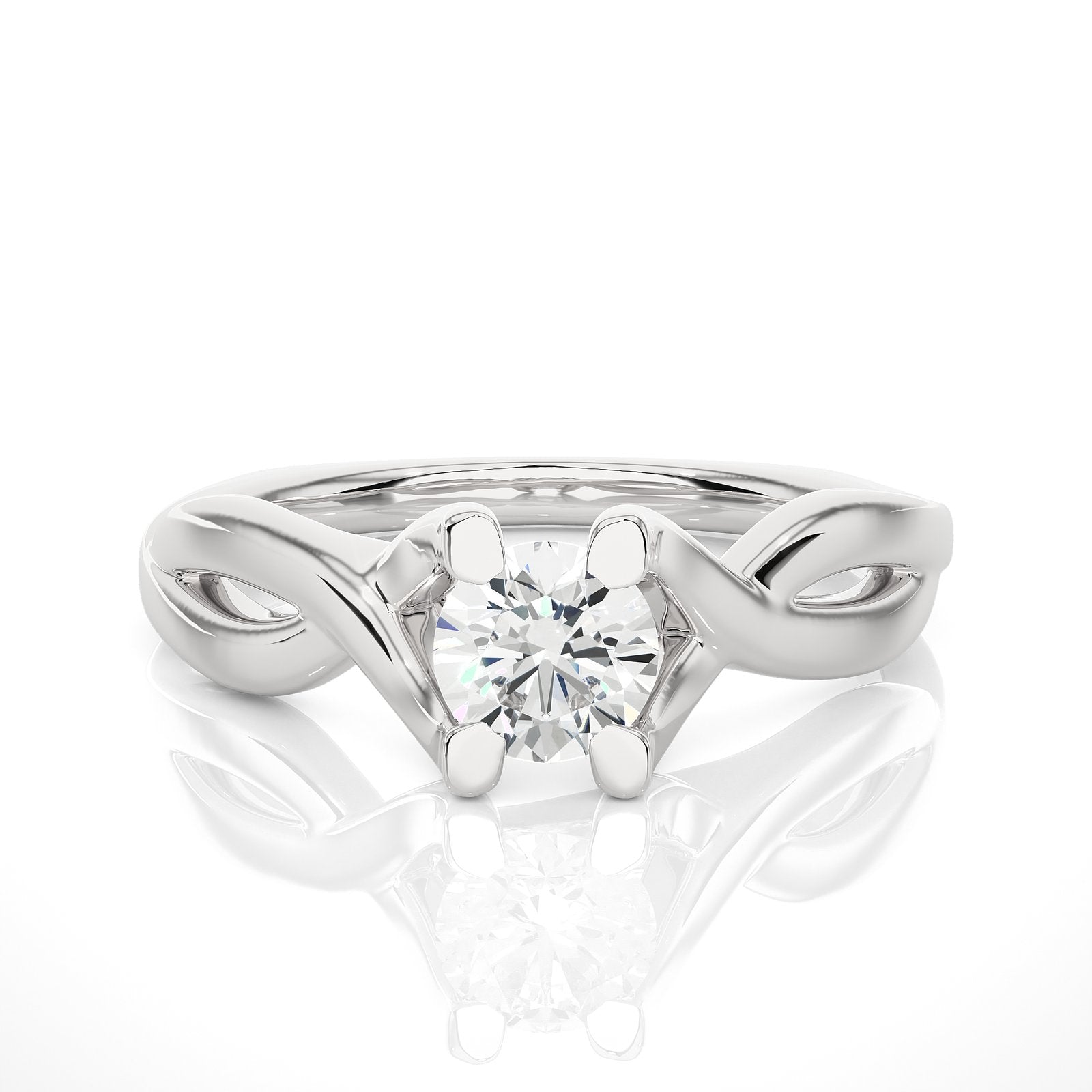 Solitaire Ring RS_RD_160 - WG