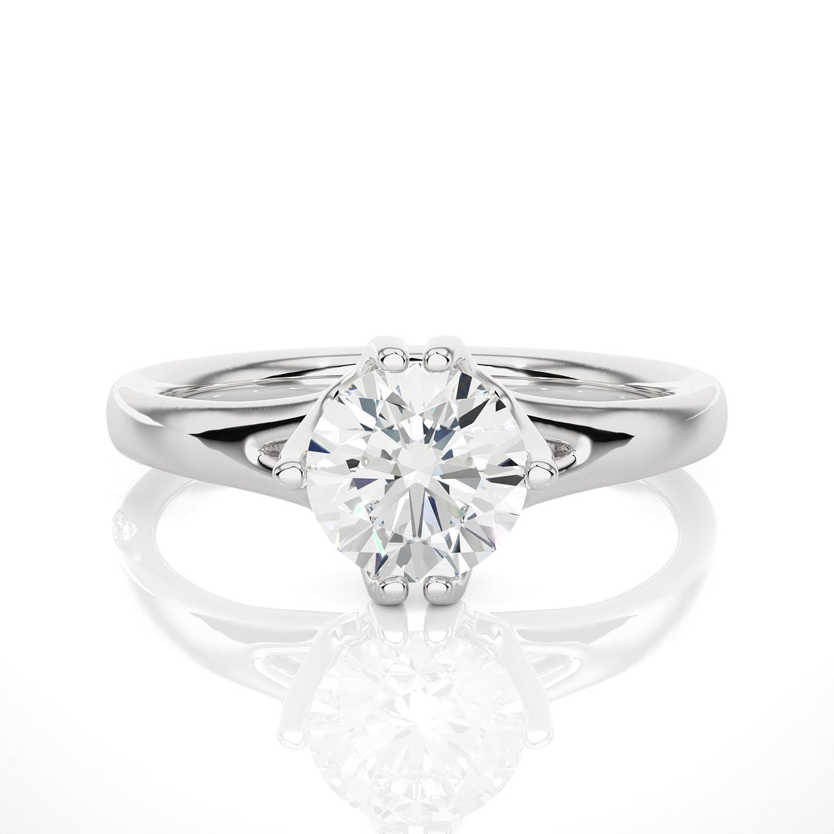 Solitaire Ring RS_RD_147 - WG
