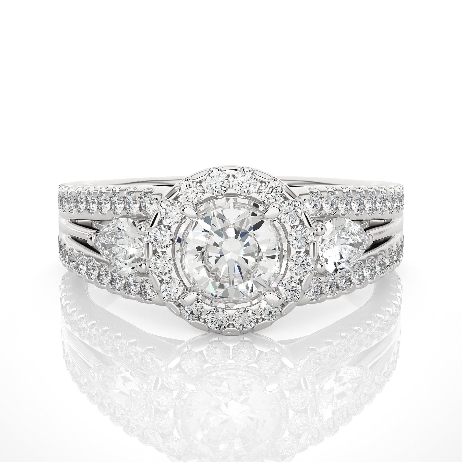 Solitaire Ring R3_RD_152 - WG