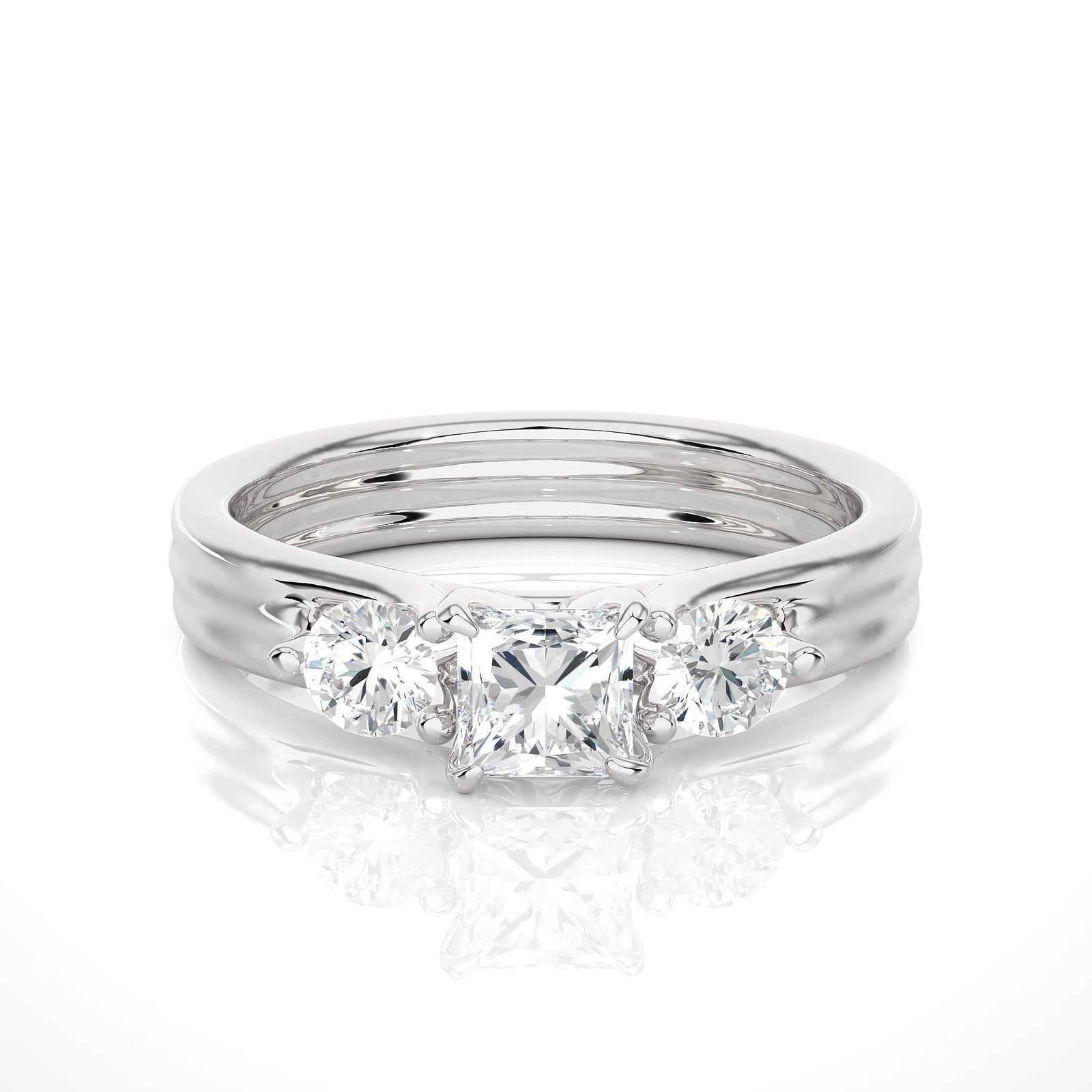 Solitaire Ring R3_PR_142 - WG