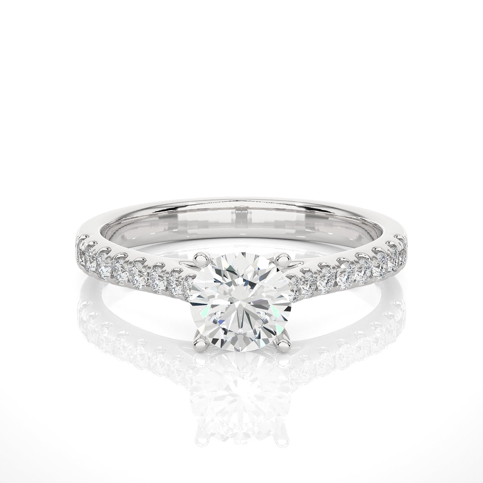 Solitaire Ring RC_RD_206 - WG