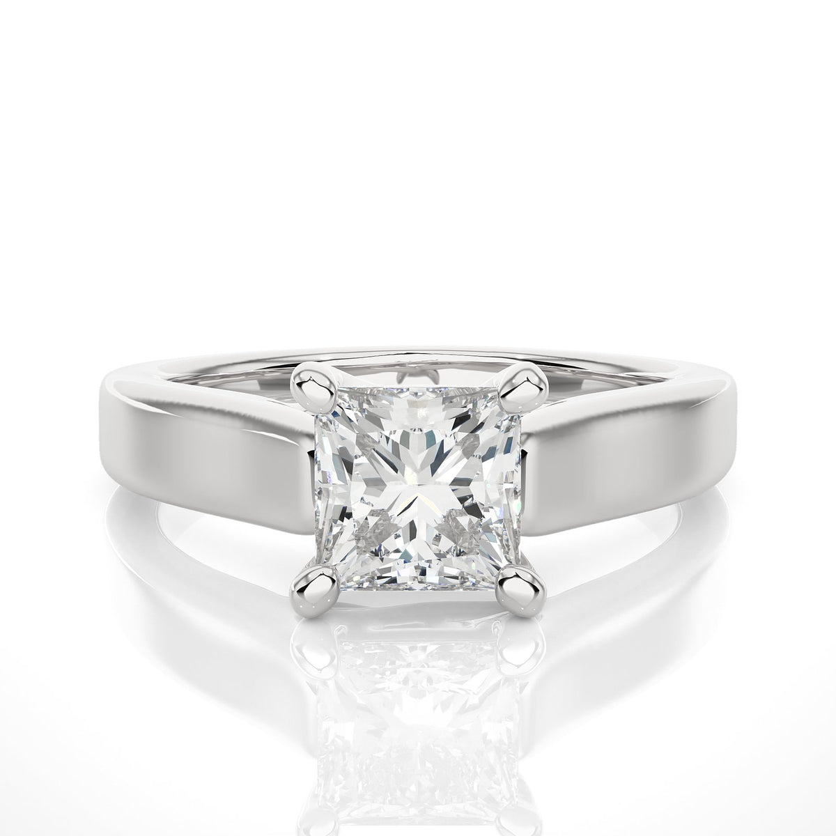 Solitaire Ring RS_PR_124 - WG