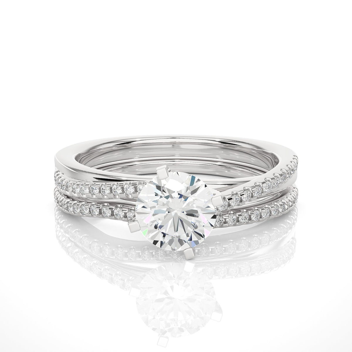 Solitaire Ring RV_RD_162 - WG