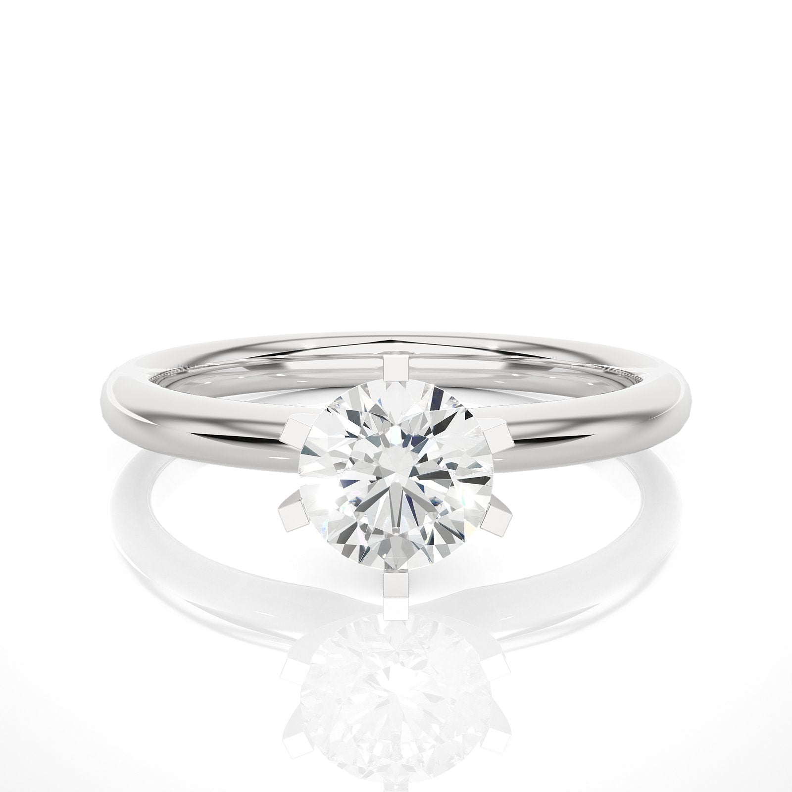Solitaire Ring RS_RD_103 - WG