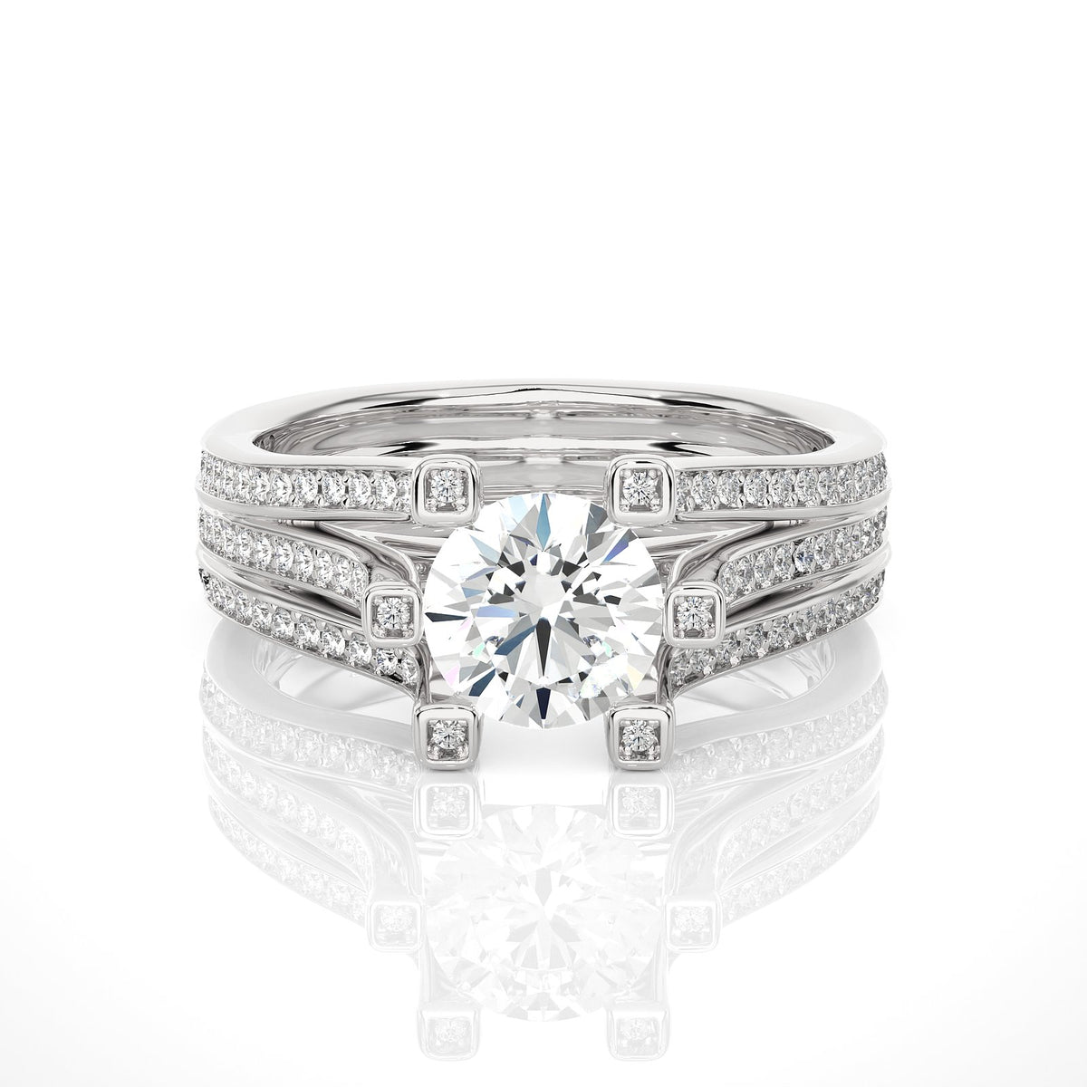 Solitaire Ring RP_RD_104 - WG