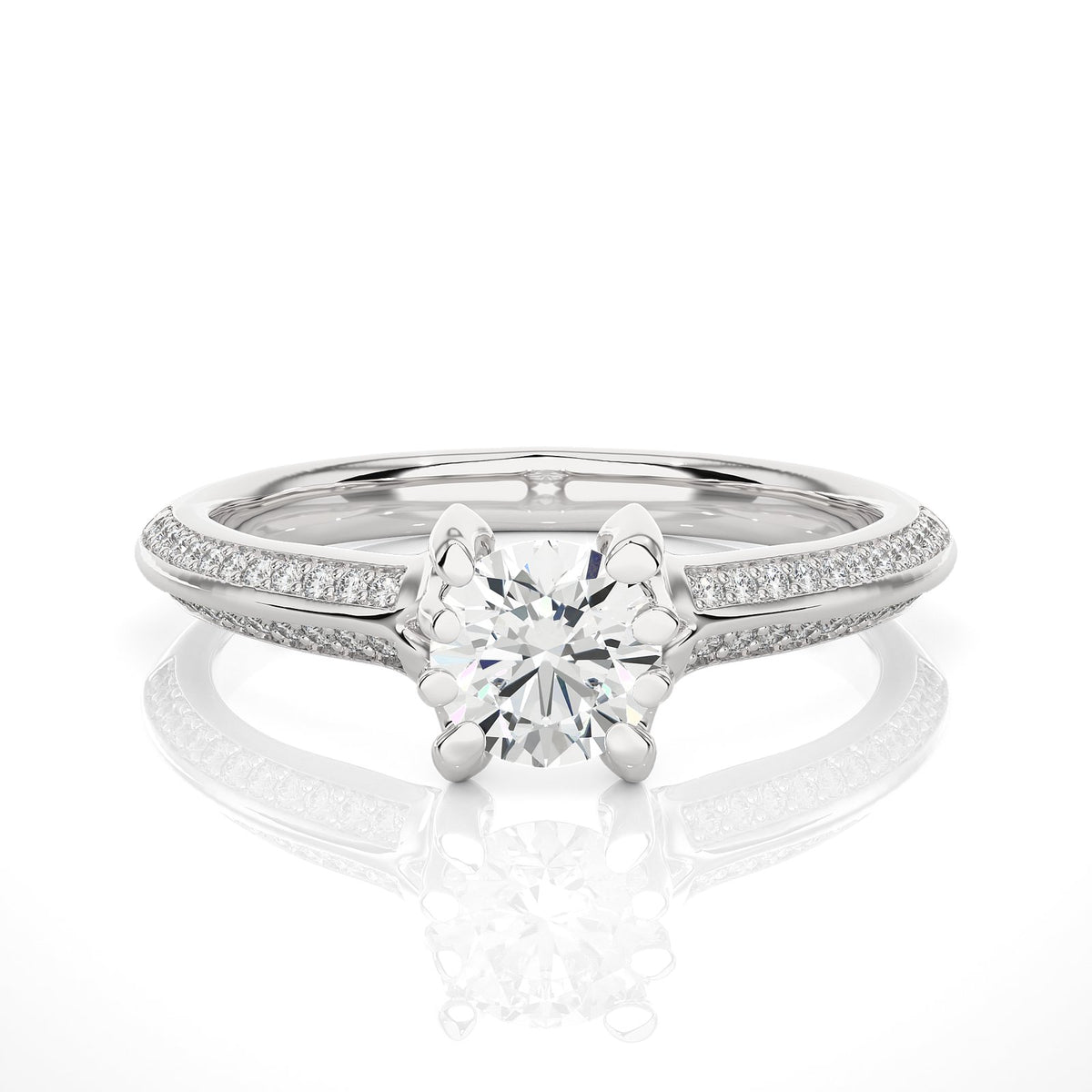 Solitaire Ring RP_RD_170 - WG