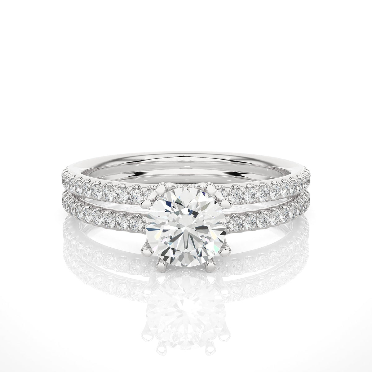 Solitaire Ring RP_RD_180 - WG