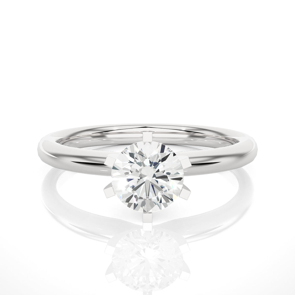 Solitaire Ring RS_RD_103 - WG