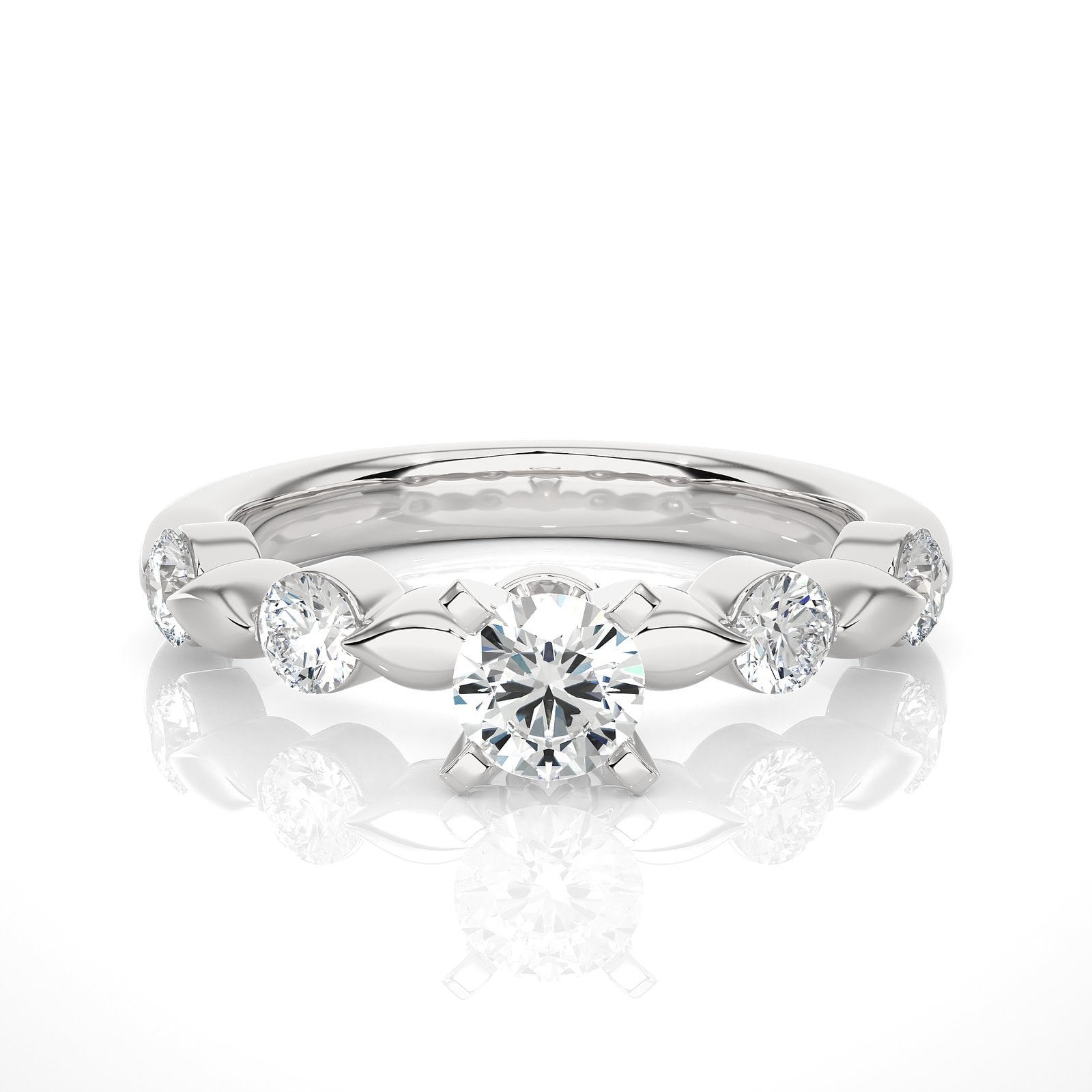 Solitaire Ring RC_RD_263 - WG