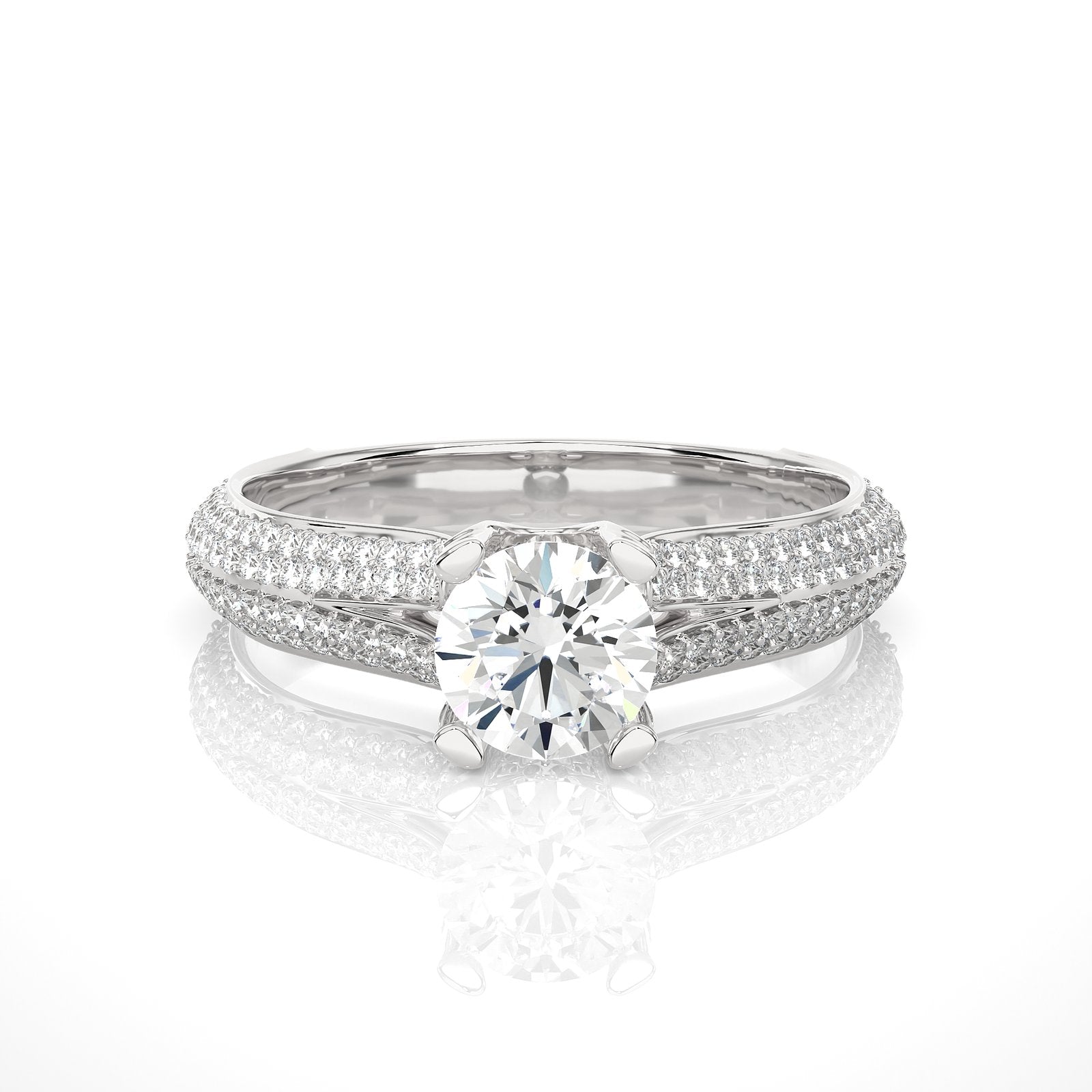 Solitaire Ring RP_RD_155 - WG