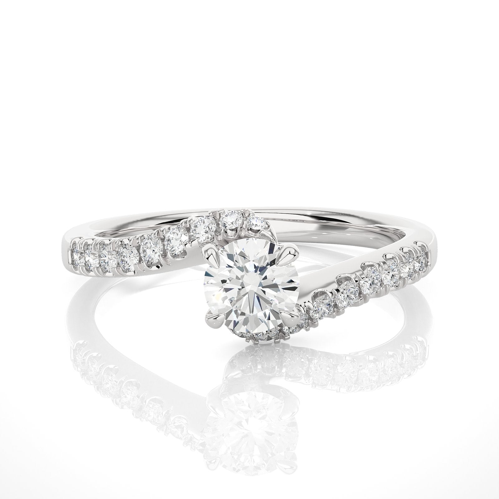Solitaire Ring RP_RD_154 - WG